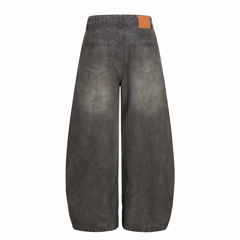 Vintage American retro distressed curved jeans for men Size US 32 / EU 48 - 2 Thumbnail