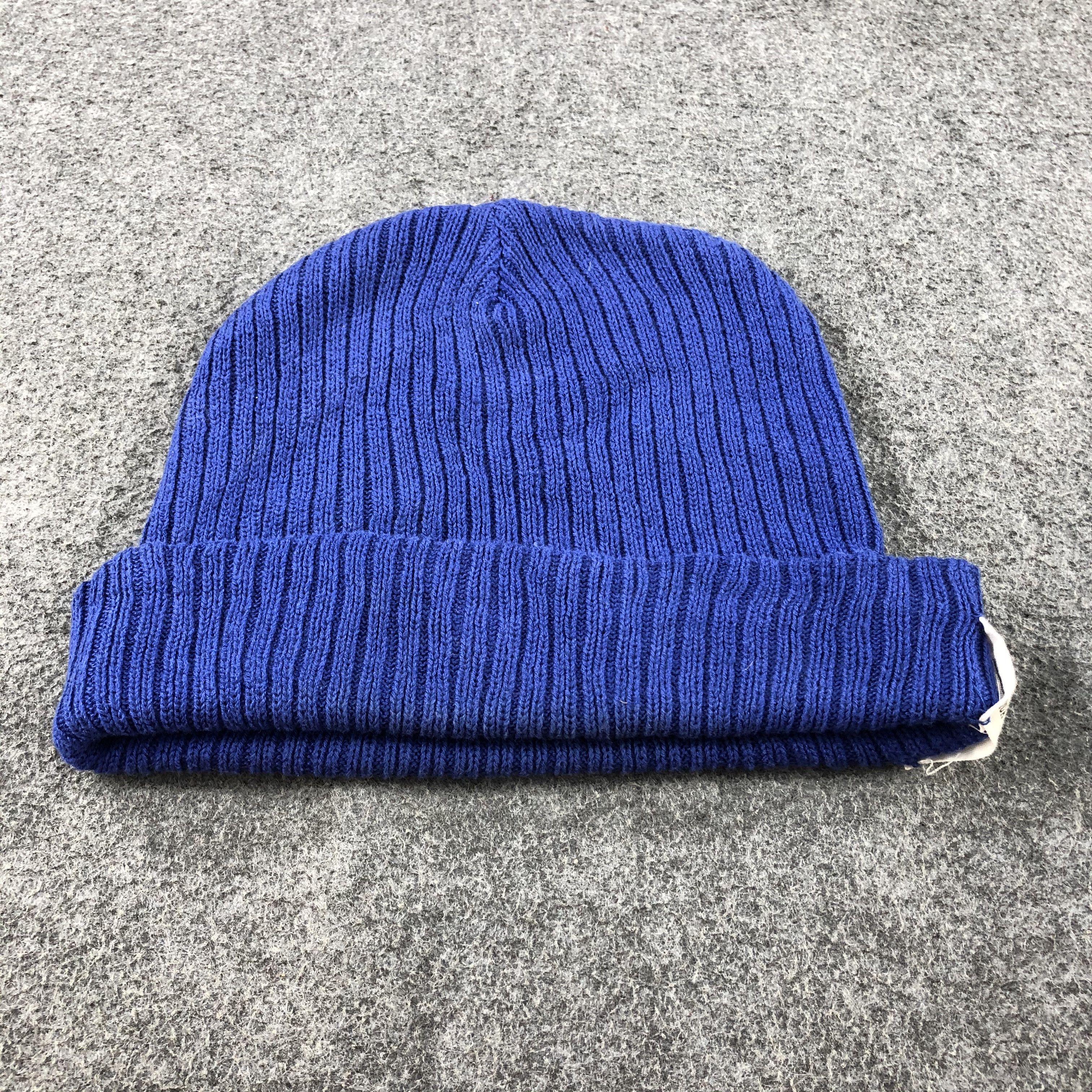Global Work Global Work Blue Beanie Snowcap Snow Hat B463 Size ONE SIZE - 3 Thumbnail