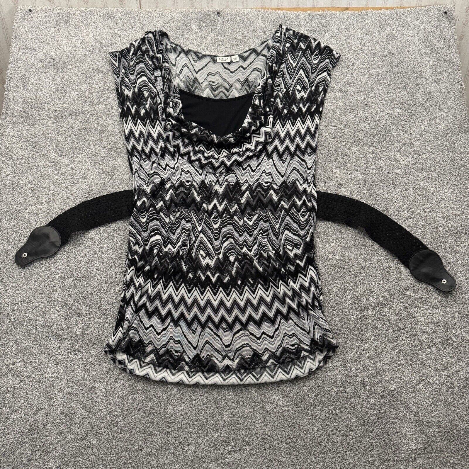 Other Retro Y2K Belted Dress Plus Size 22 24W Whimsigoth Boho Chic Size 3XL / US 20-22 - 2 Thumbnail