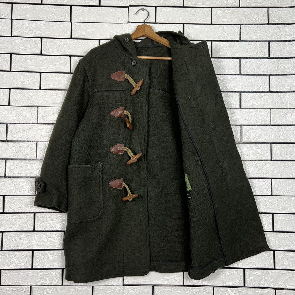 Van Vintage 90's VAN JAC Hooded Duffle Coat Long Coat #4138-C188 Size US M / EU 48-50 / 2 - 8 Thumbnail