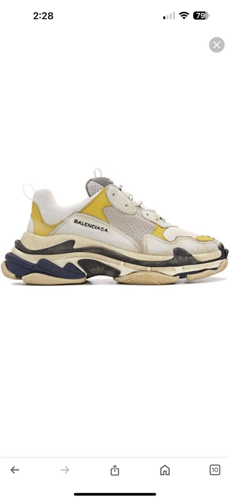 Balenciaga Balenciaga Triple S Sneaker Dover Street Market Size 40 / 7 Size US 7 / EU 40 - 1 Thumbnail