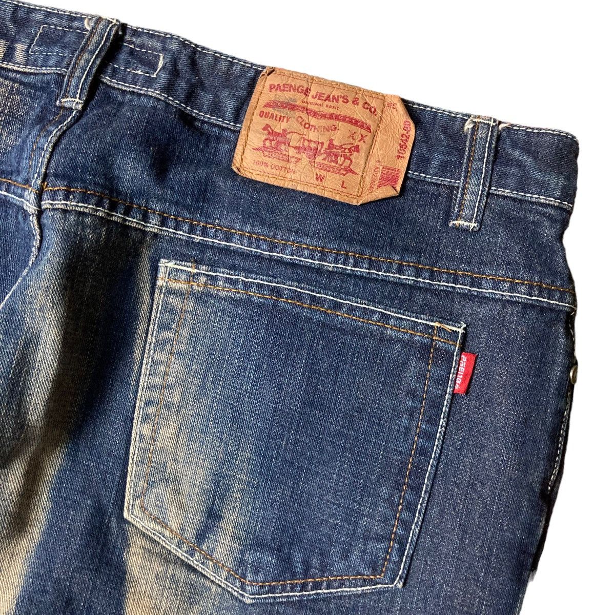 Japanese Brand × PPFM PAENGE Abstract Unique Patchwork Jeans Japanese Brand💥 Size US 32 / EU 48 - 7 Thumbnail