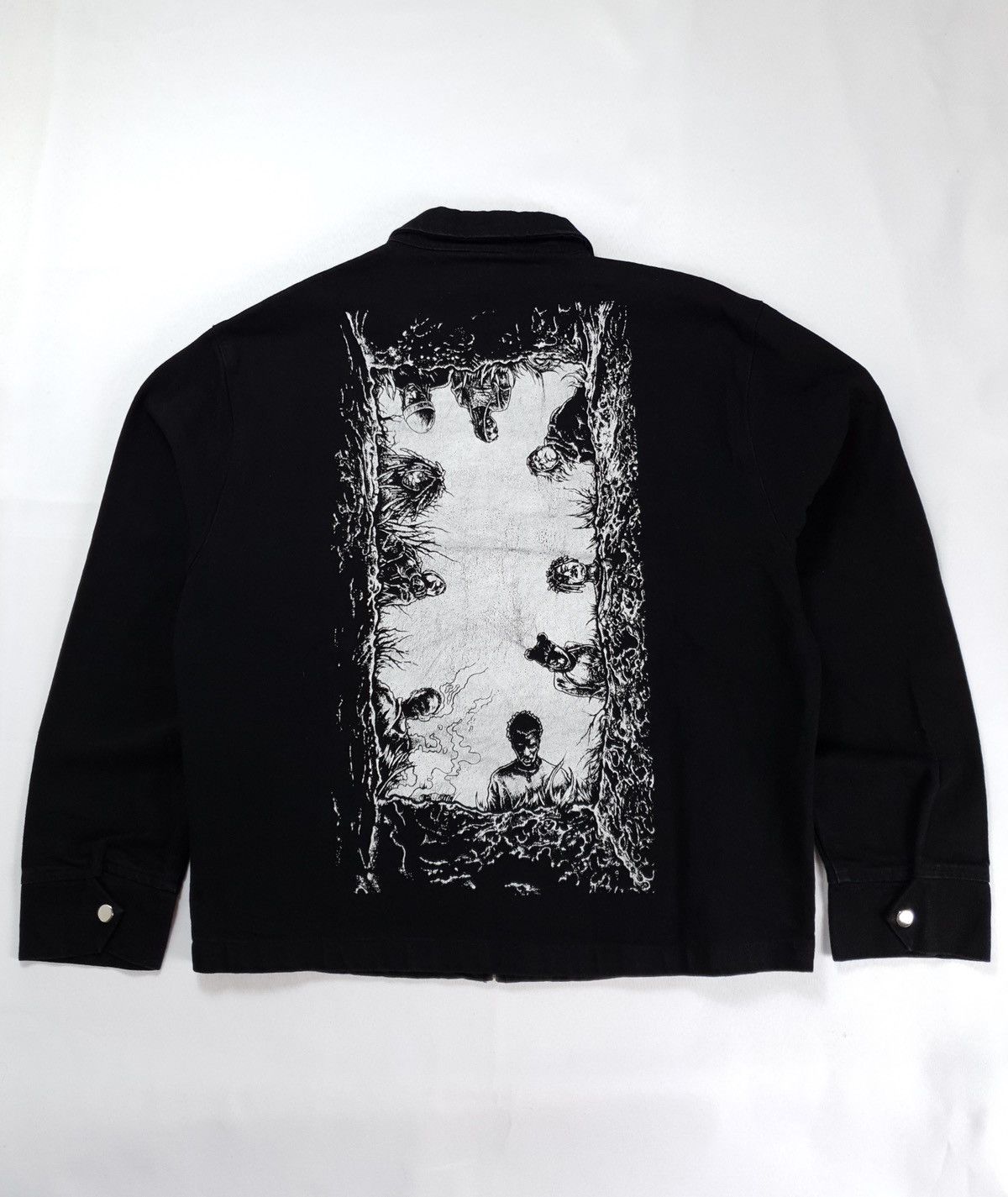 Babylon × Fuck The Population FTP x Babylon Grave Work Jacket (2021) Size US L / EU 52-54 / 3 - 5 Thumbnail