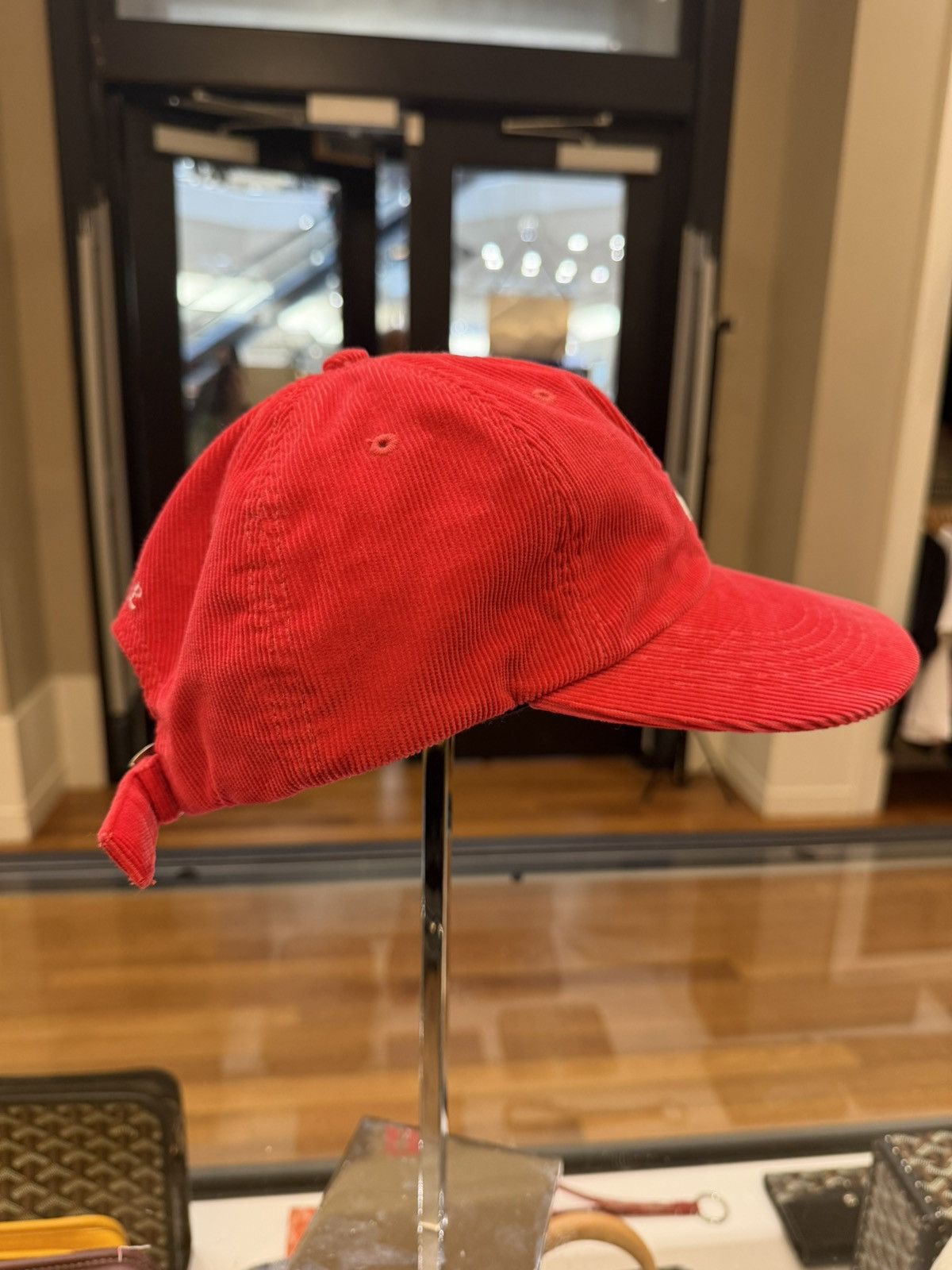 Supreme Supreme Corduroy Six Panel Hat - Red Size ONE SIZE - 4 Thumbnail