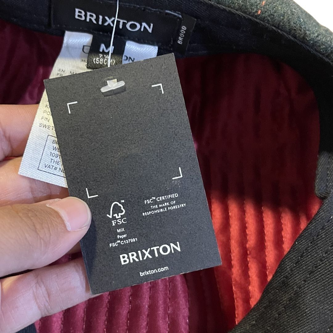 Brixton Brood Newsboy Snap Cap NWT 1920s Inspired Unisex Medium Size ONE SIZE - 5 Thumbnail