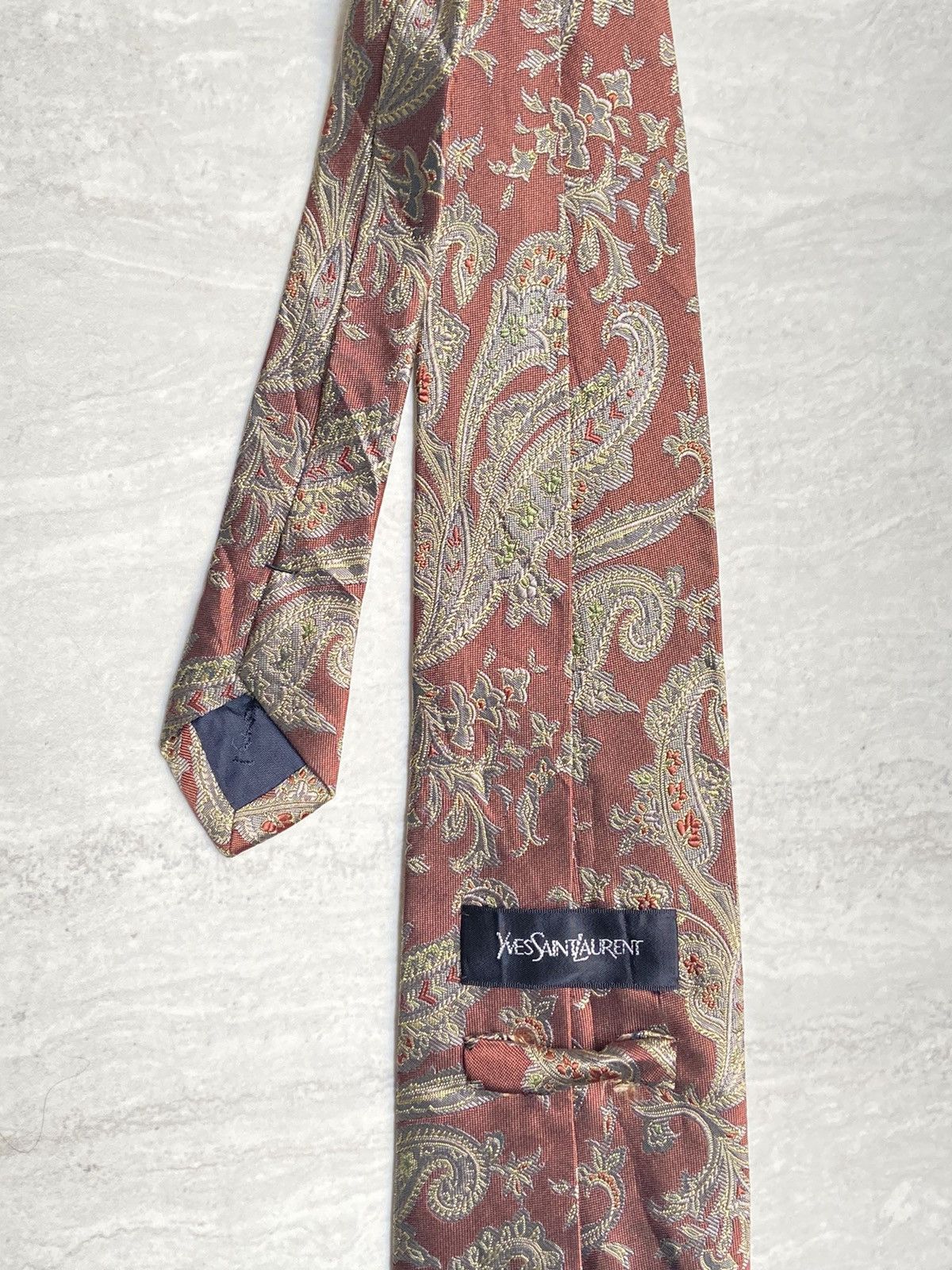 Yves Saint Laurent Yves Saint Laurent Motive Tie Size ONE SIZE - 1 Thumbnail