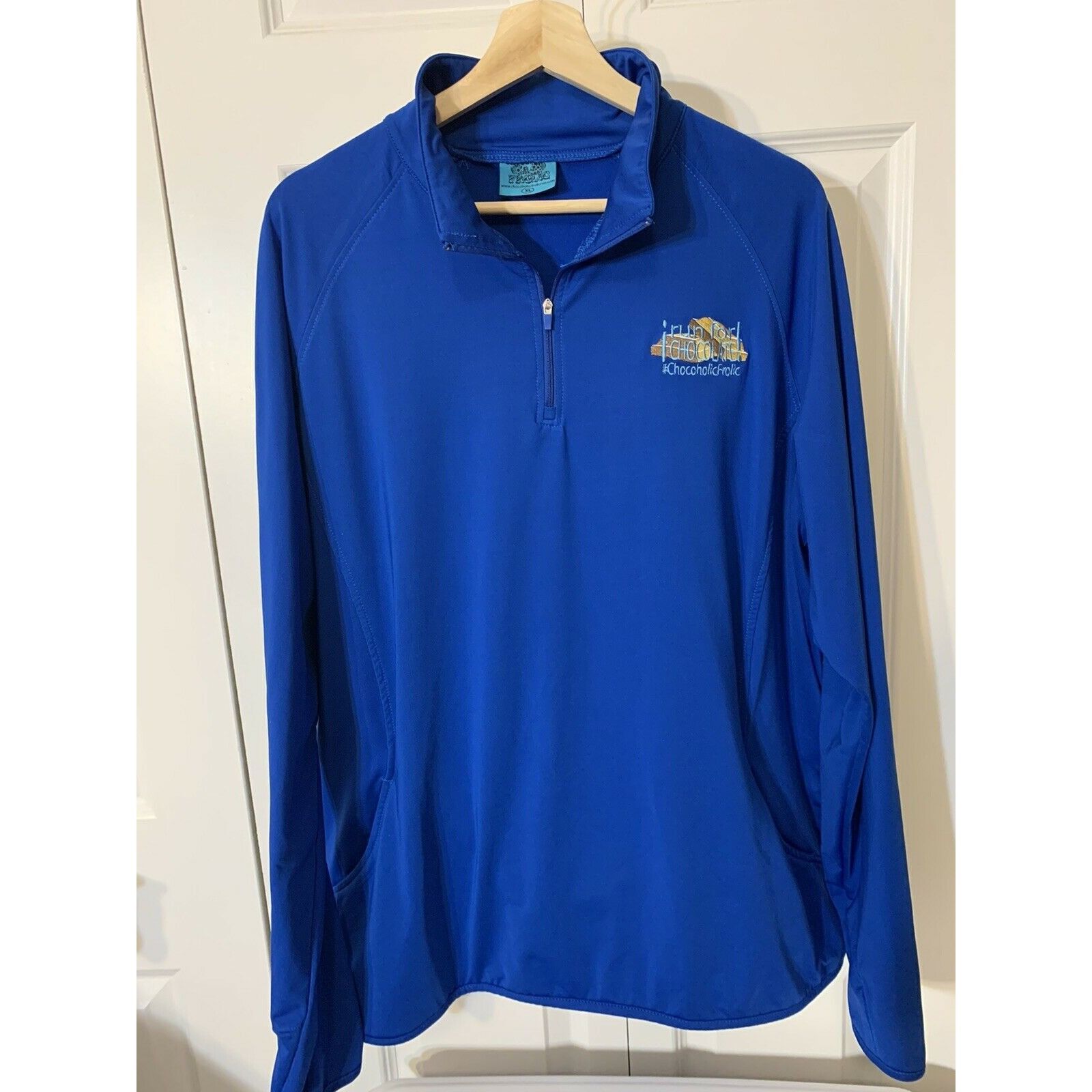 Other Run For Chocolate Chocoholicfrolic 1/4 Zip 5k 10k Blue 1/4 Z Size US XL / EU 56 / 4 - 3 Thumbnail