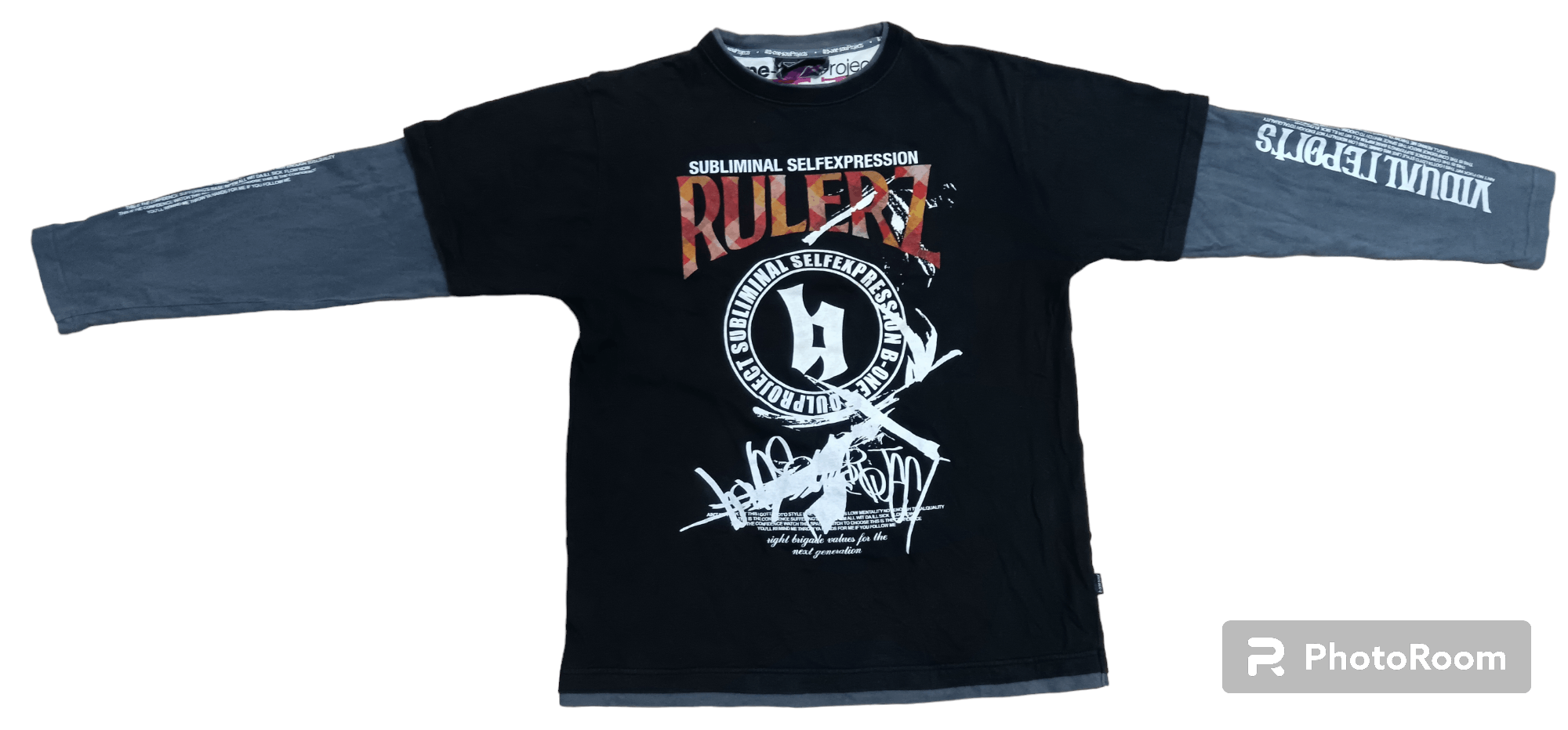 VINTAGE B-ONE SOUL GRAFFITI PUNK GOTHIC SHIRT