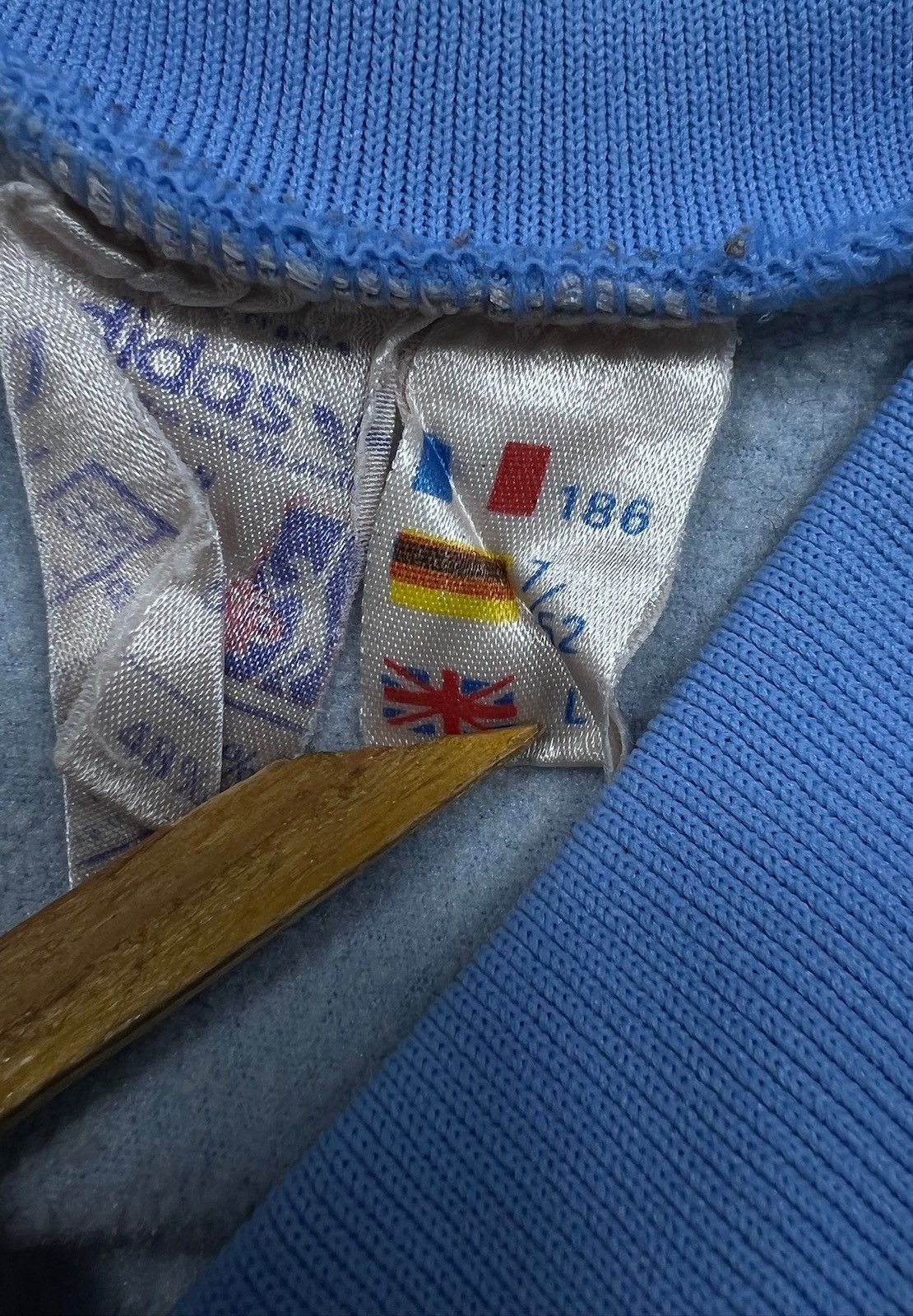 Adidas Adidas Light Blue Track Jacket made in france vintage adidas Size US L / EU 52-54 / 3 - 11 Thumbnail