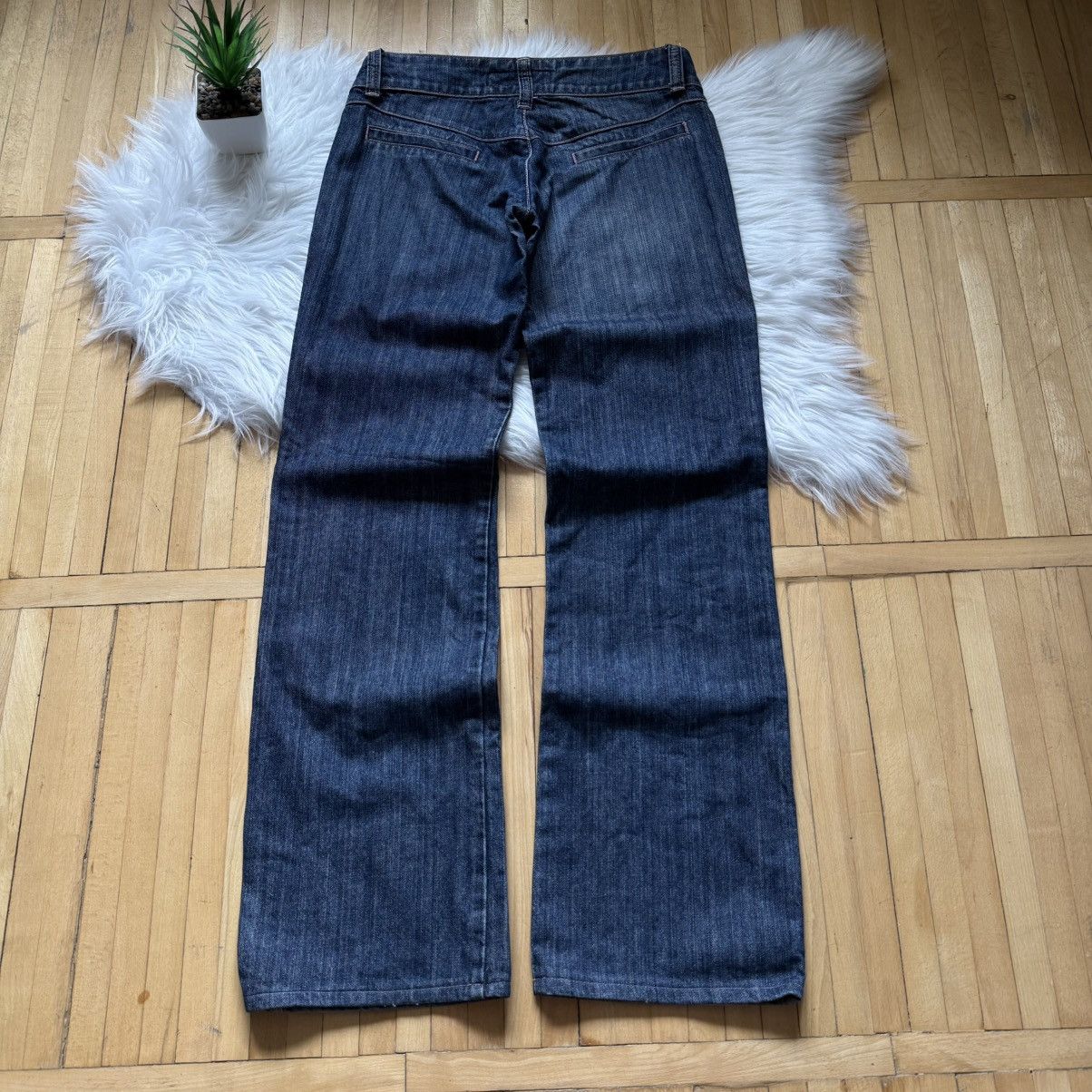 Just Cavalli 📌 Vintage Just Cavalli 00s Flared Bootcut Y2K Jeans Size 29" - 8 Thumbnail