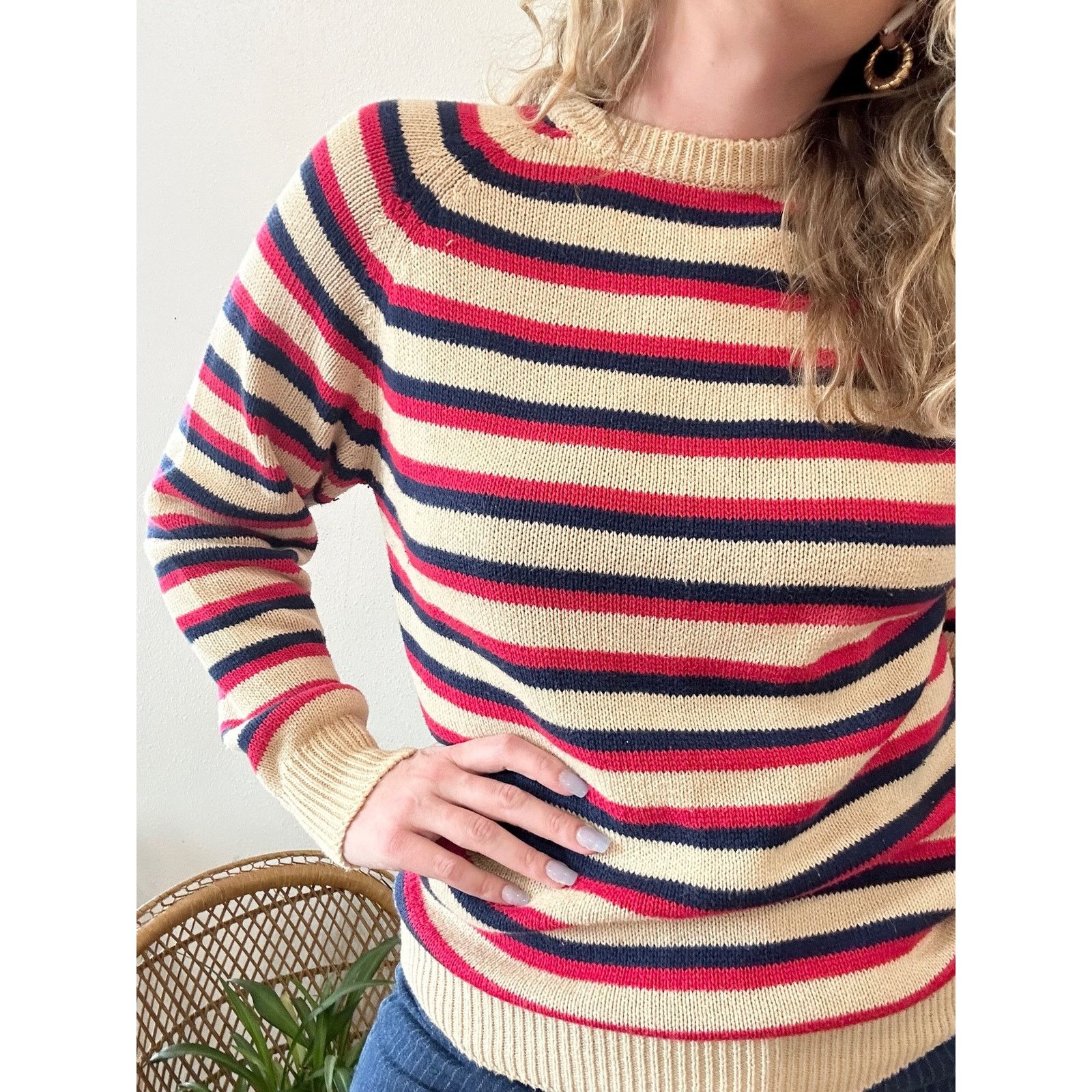 Lands' End Vintage Lands End Cotton Sweater Size US M / EU 48-50 / 2 - 3 Thumbnail