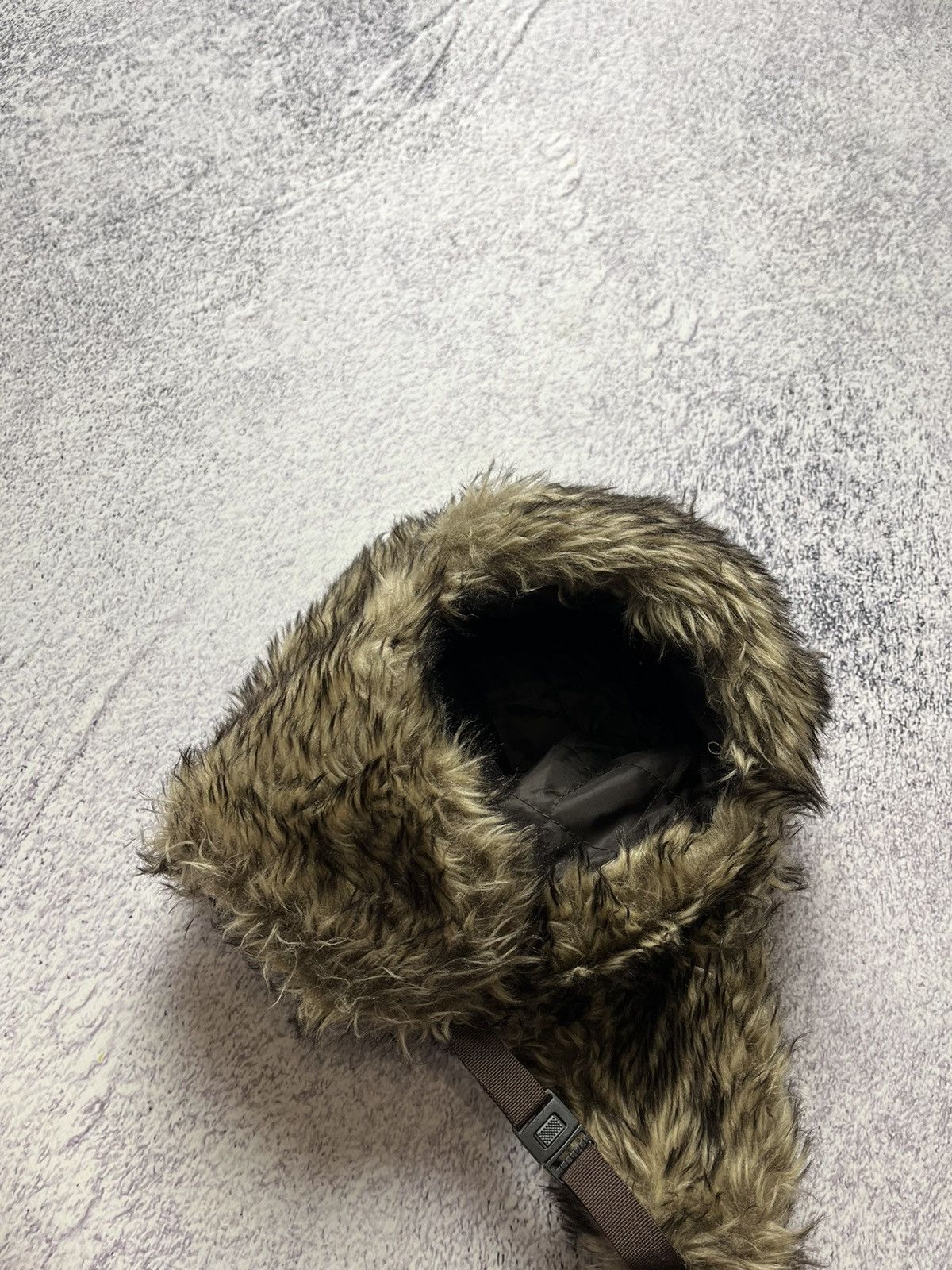 20471120 Vintage fuzzy mohair japanese ushanka hat avant garde Size ONE SIZE - 13 Thumbnail