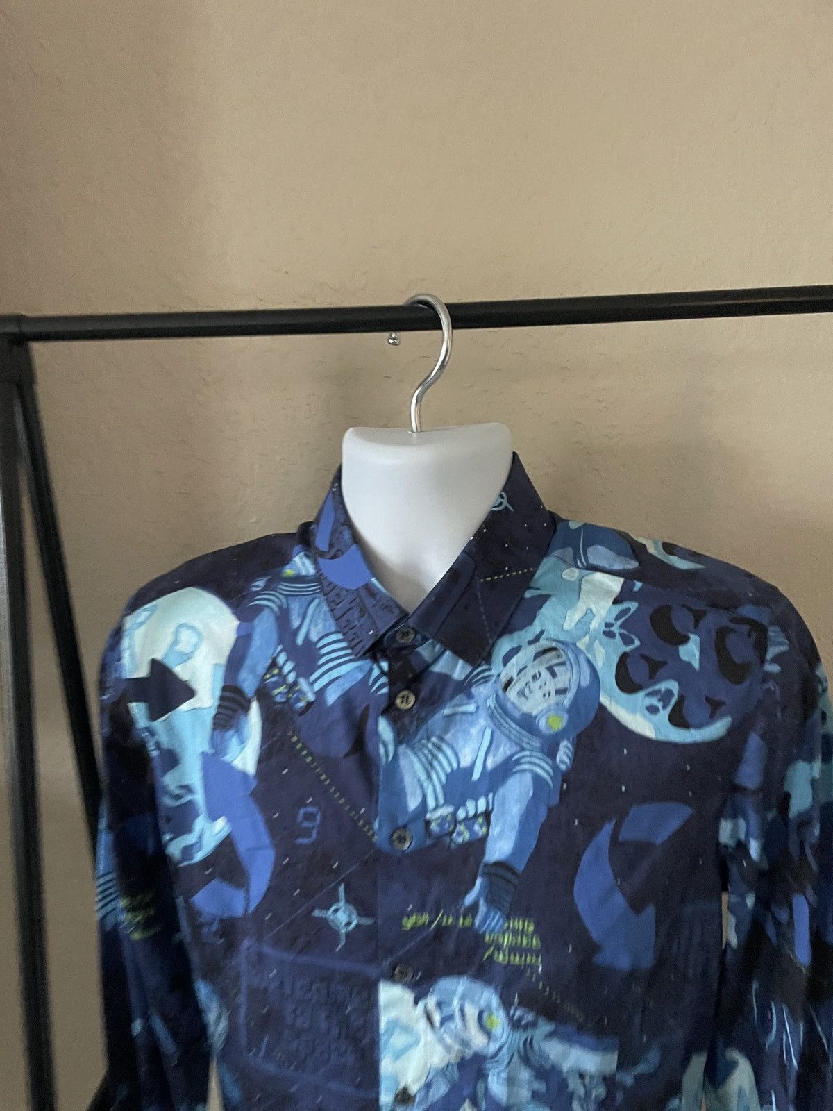 Patrizia Pepe Blue Space Pete Slim Fit nwt 163.00 Size US S / EU 44-46 / 1 - 2 Thumbnail