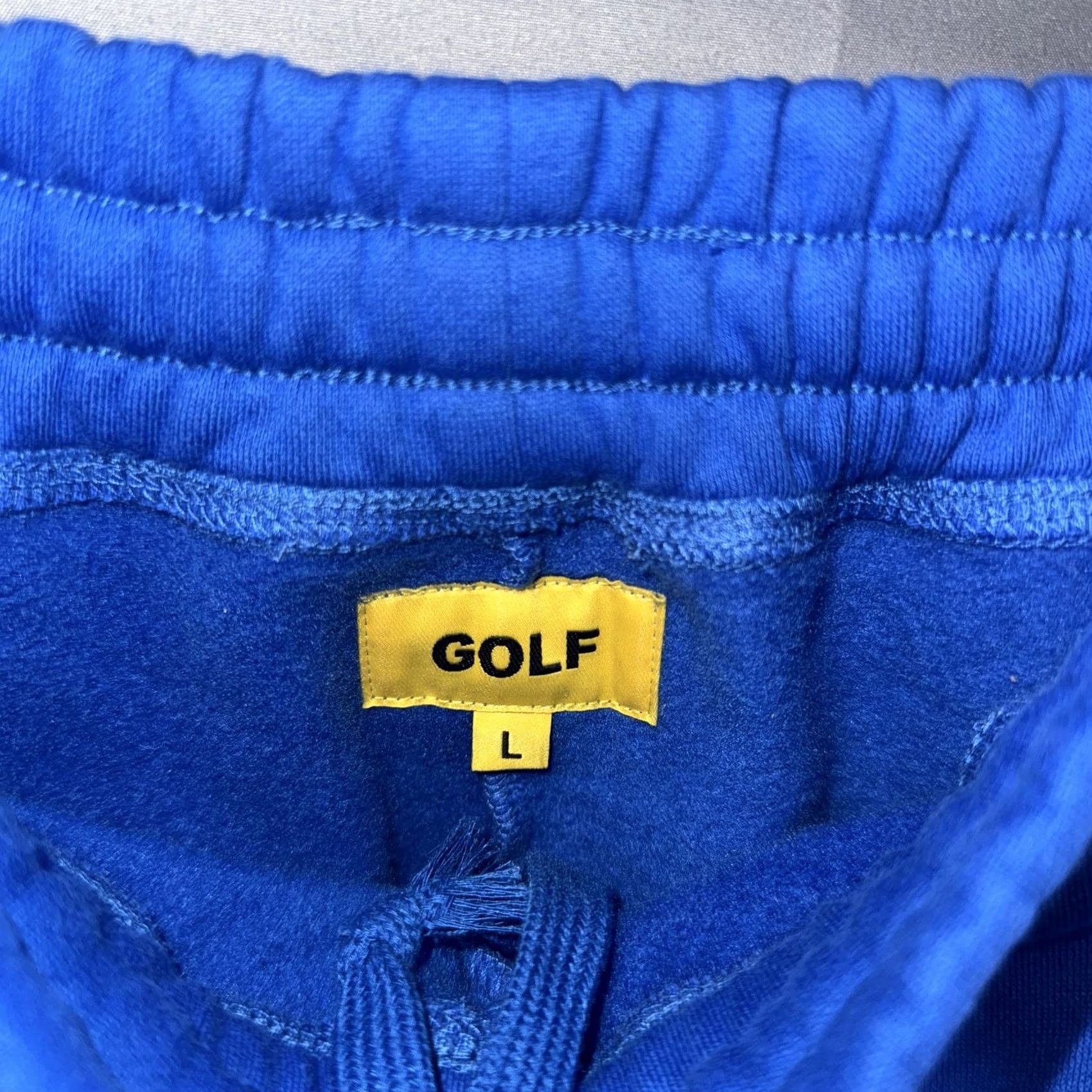 Golf Wang VINTAGE Golf Wang Sweatpants Mens L Blue Fleece Joggers Embroidered Logo Drawstring Size US 33 - 4 Thumbnail