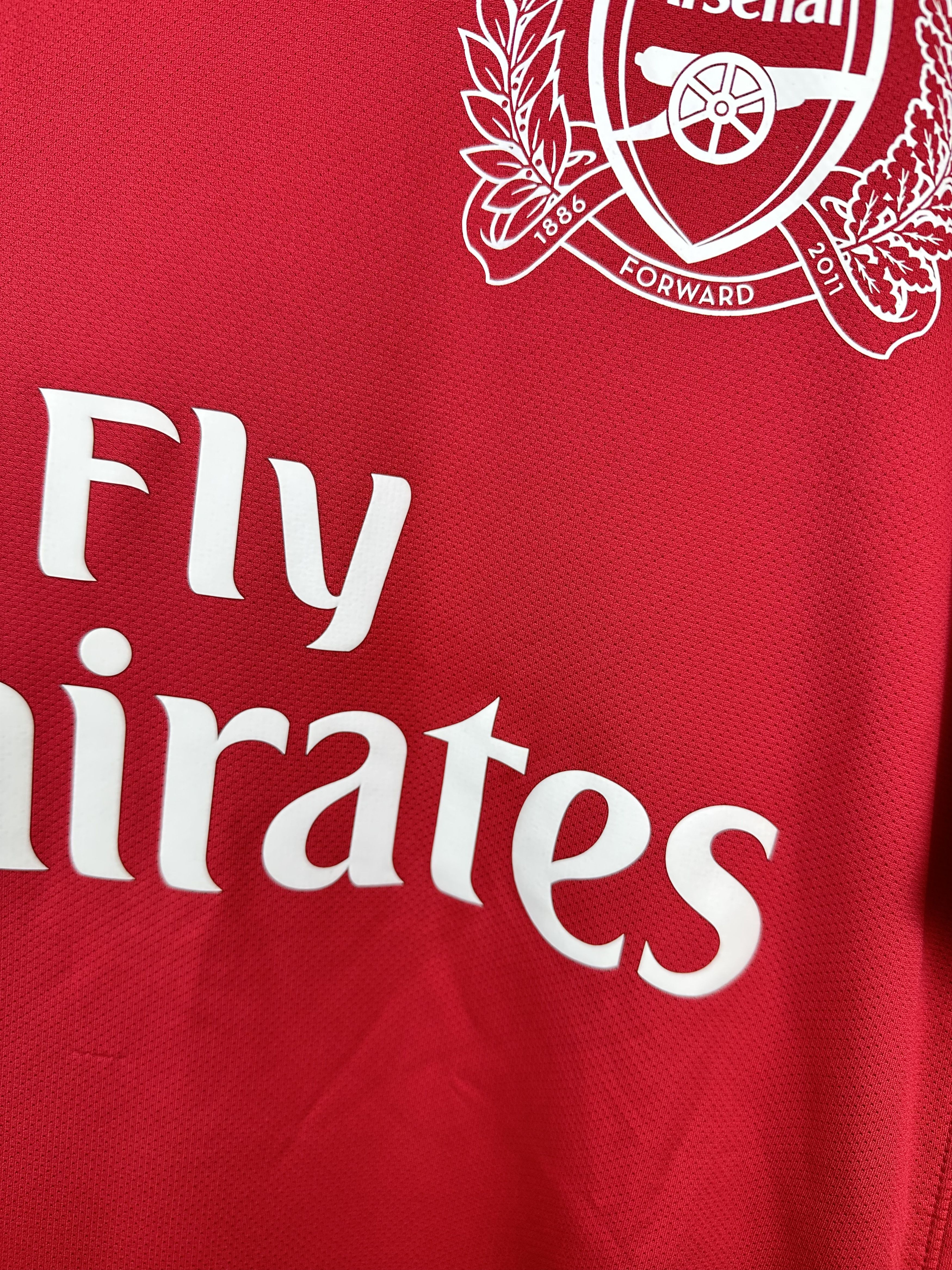 Nike Arsenal football shirt 2011 Soccer #10 v. Persie Jersey Nike Size US L / EU 52-54 / 3 - 9 Thumbnail