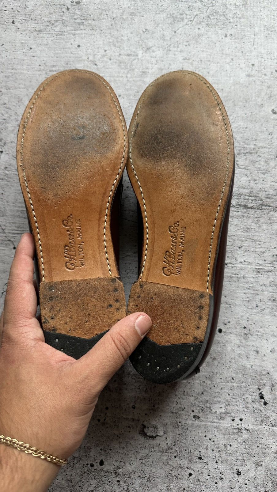 Women's G.H. Bass & Co. Weejens Vintage Leather Loafers USA
