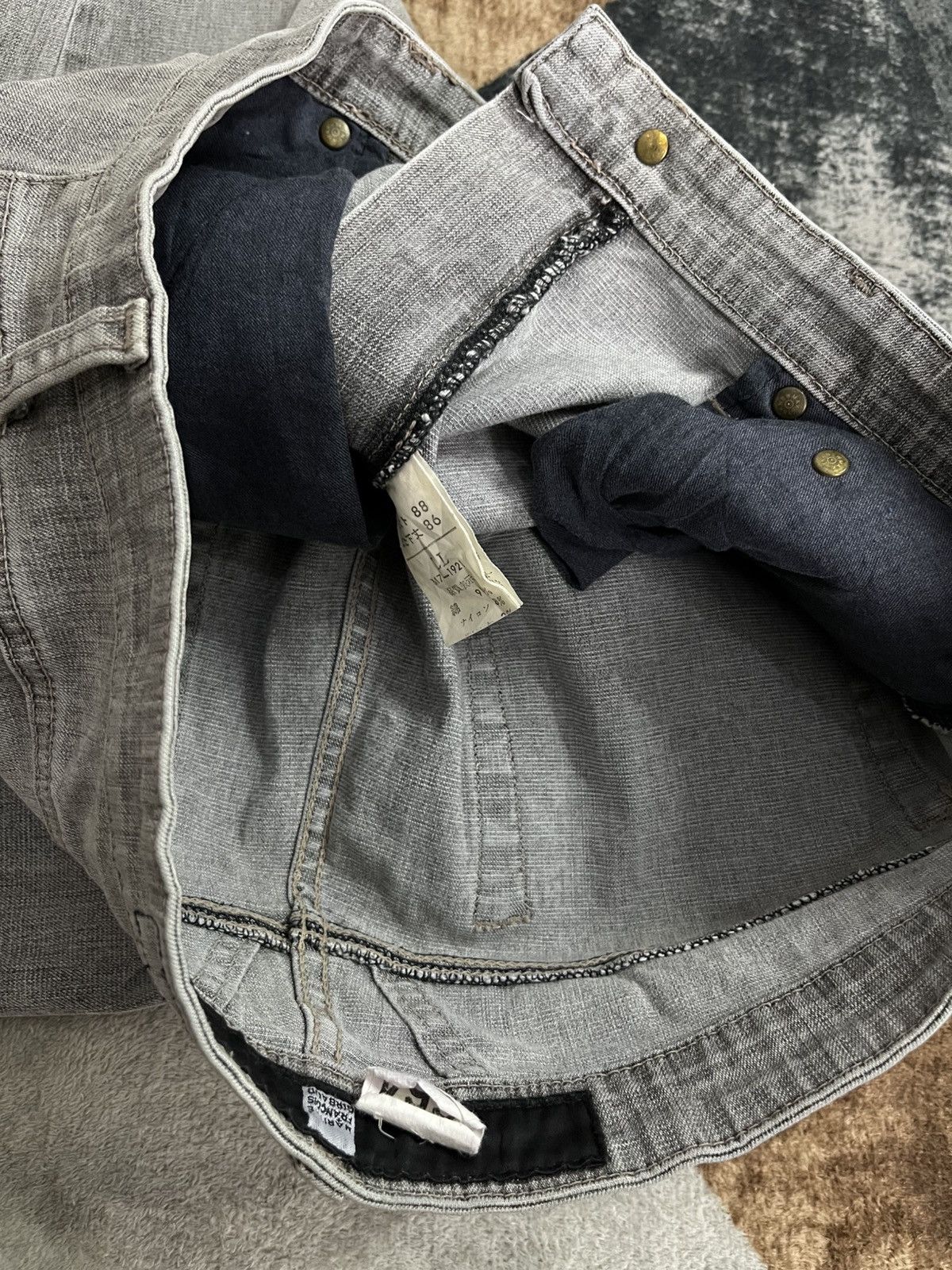Marithe + Francois Girbaud Vintage Marithe Francois Girbaud Grey Wash Denim Size US 34 / EU 50 - 10 Thumbnail