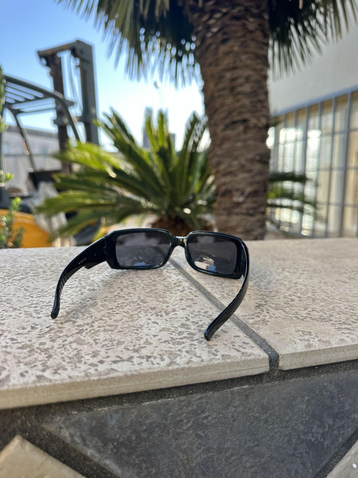 Kappa × Vintage Kappa Sunglasses Vintage MI 0517 C2 Black Size ONE SIZE - 4 Thumbnail