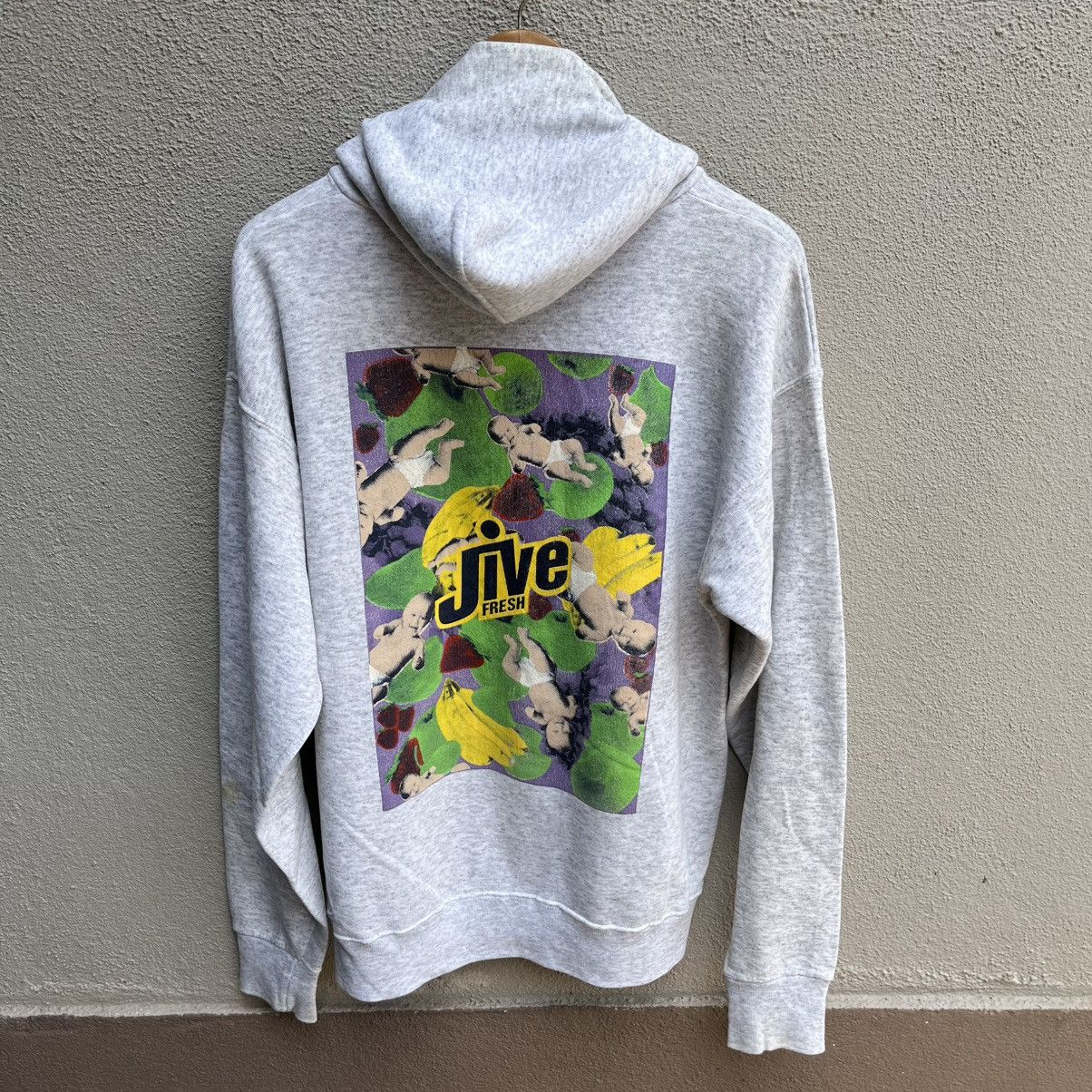 Freshjive Vintage rare 90s FRESHJIVE hoodie raw vibes Size US L / EU 52-54 / 3 - 1 Thumbnail