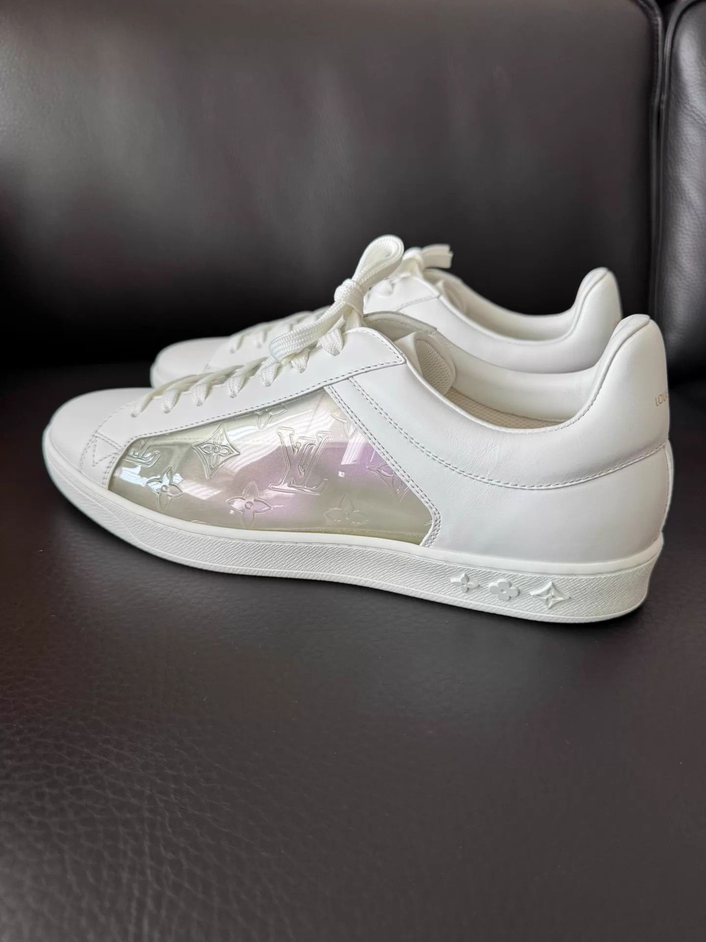 Louis Vuitton LV Monogram White Panel Sneaker Uk8 Size US 9 / EU 42 - 4 Thumbnail