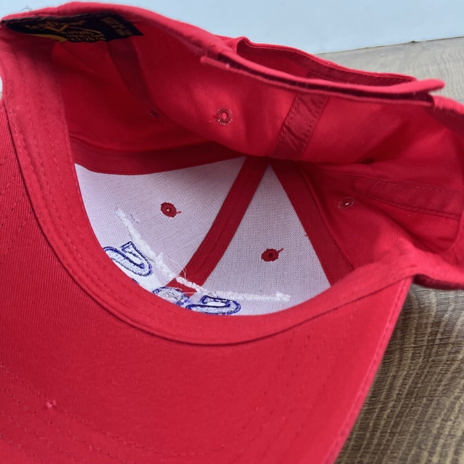 Other Stomoules Produce Hat SOS Hat Red Cap Adjustable Hat Red Adu Size ONE SIZE - 13 Thumbnail