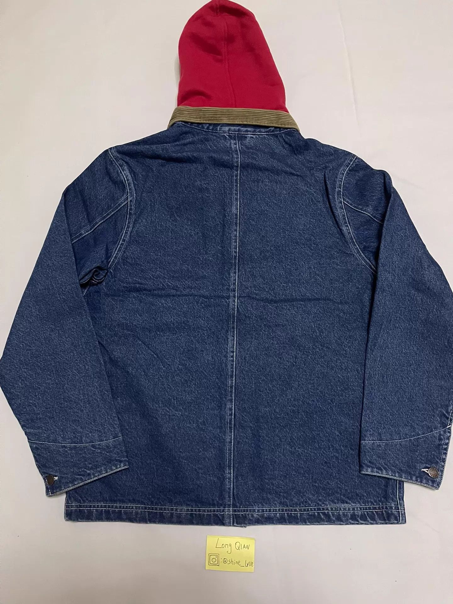Superdry Supreme Red Riding Hood Denim Hooded Chore Coat M New Size M / US 6-8 / IT 42-44 - 3 Thumbnail