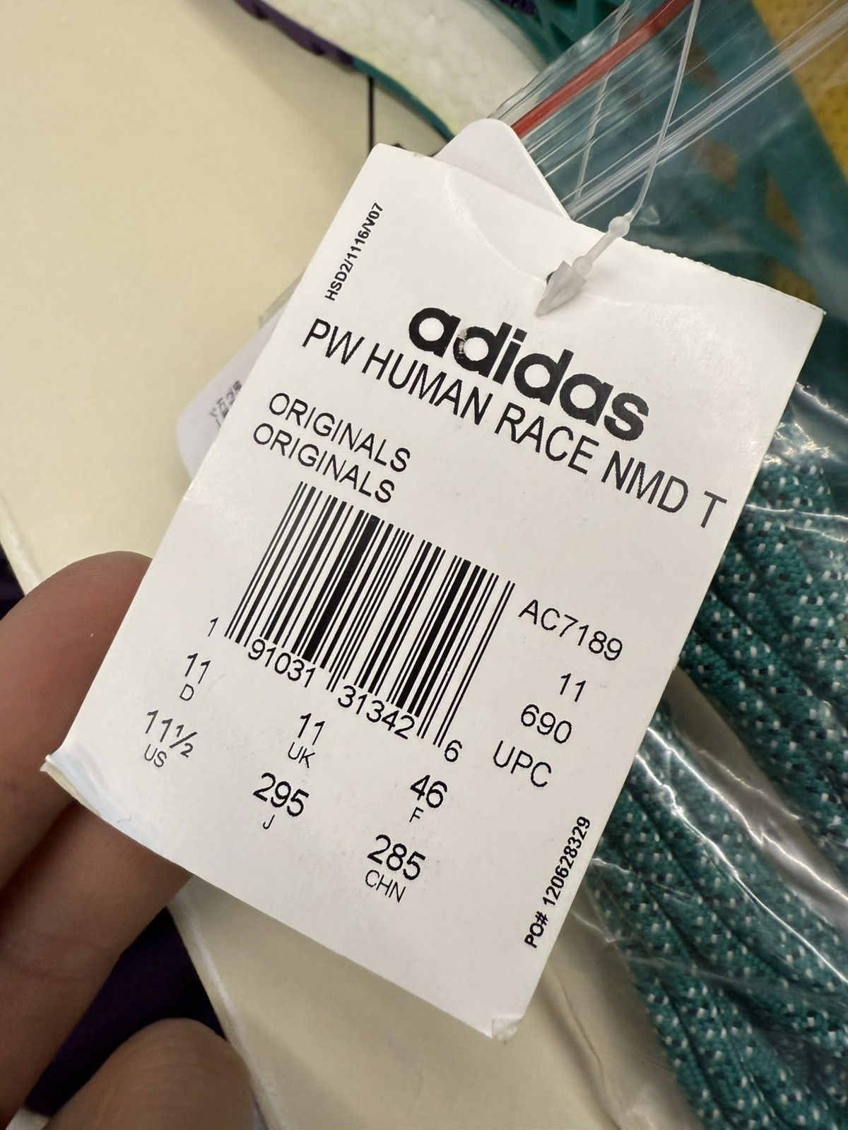 Adidas × Pharrell 2018 Adidas NMD Hu Pharrell Trail Friends & Family AC7189 Size US 11.5 / EU 44-45 - 5 Thumbnail