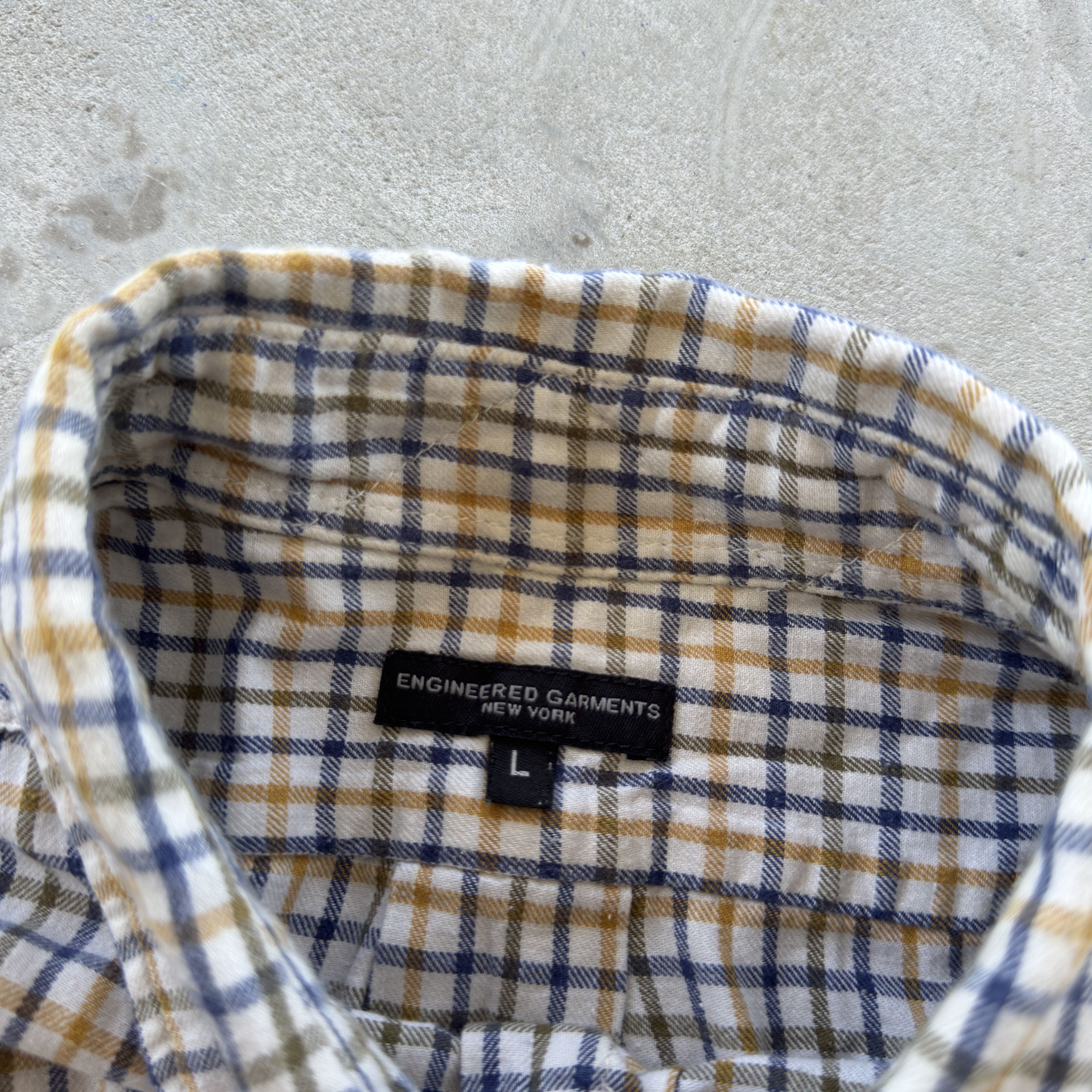 Engineered Garments Engineered Garments Check Flannel Button Down Shirt Size L Size US L / EU 52-54 / 3 - 4 Thumbnail