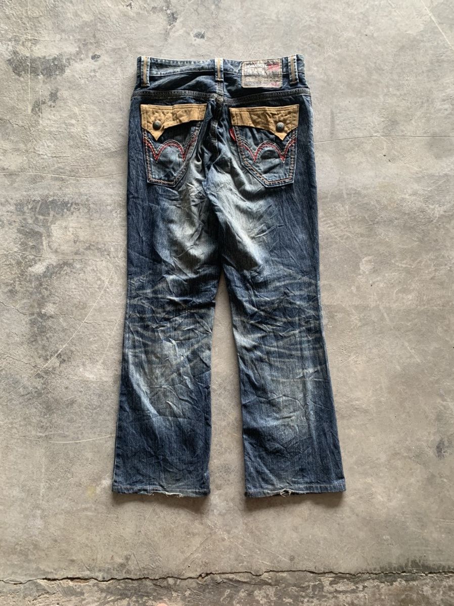 Edwin distressed flare vintage exclusive EDWIN jeans western style Size US 32 / EU 48 - 2 Thumbnail