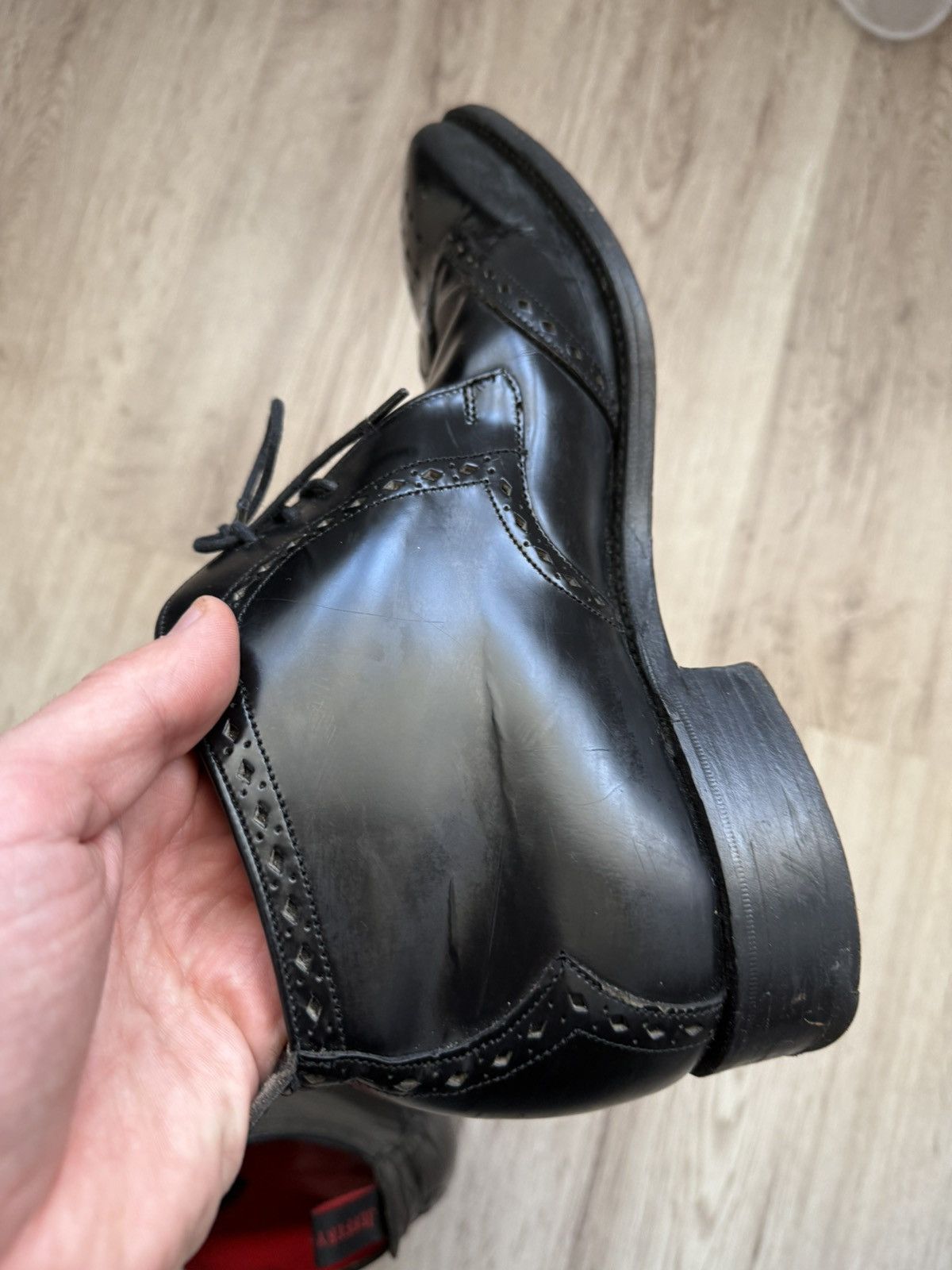 Jeffery West Jeffery West “Oldman” Black Leather Brogue Chukka Boots Size US 10 / EU 43 - 15 Thumbnail