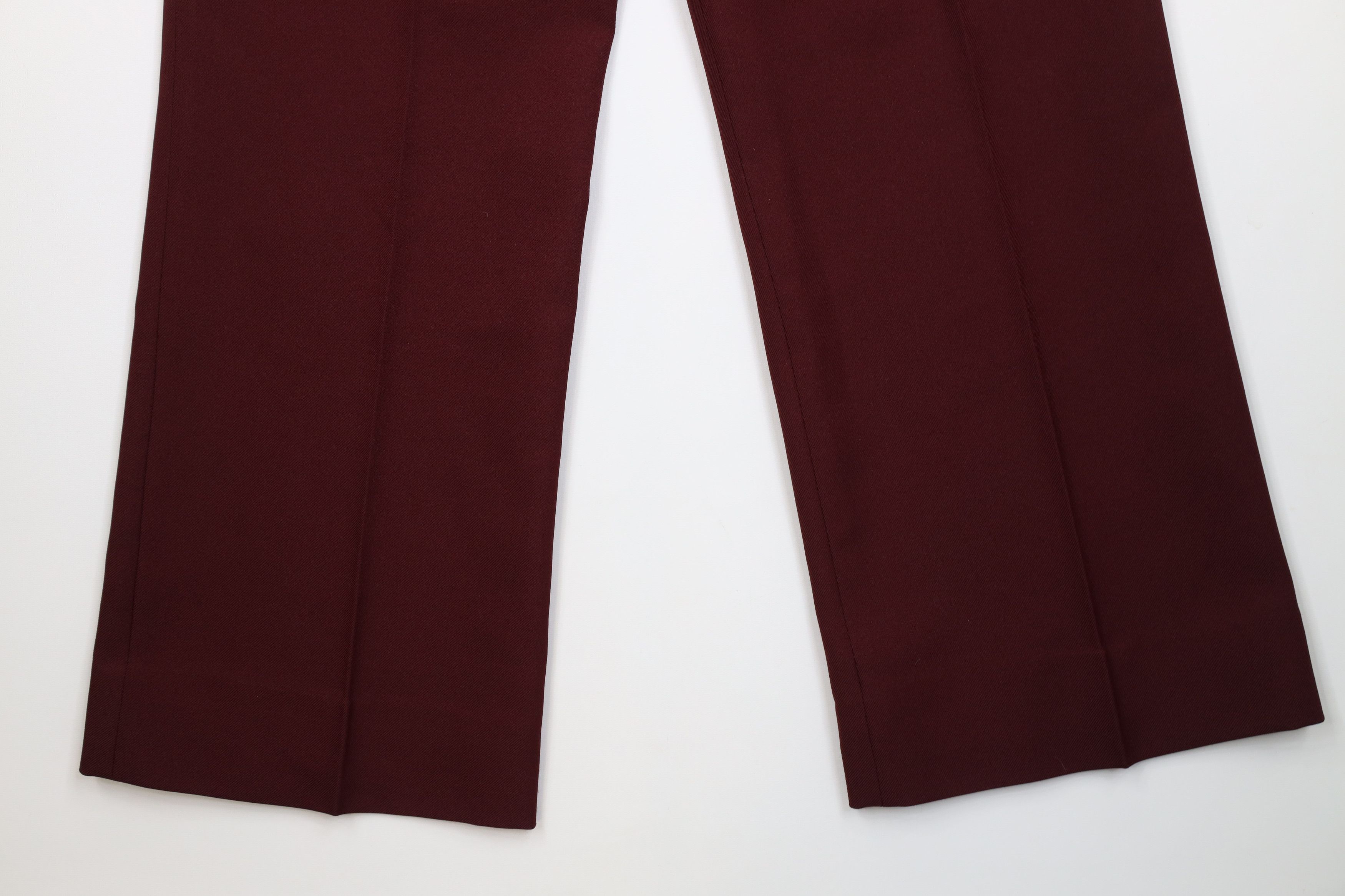 Vintage Vintage 70s Streetwear Knit Bell Bottoms Chino Pants Red USA Size 27" / US 4 / IT 40 - 11 Thumbnail