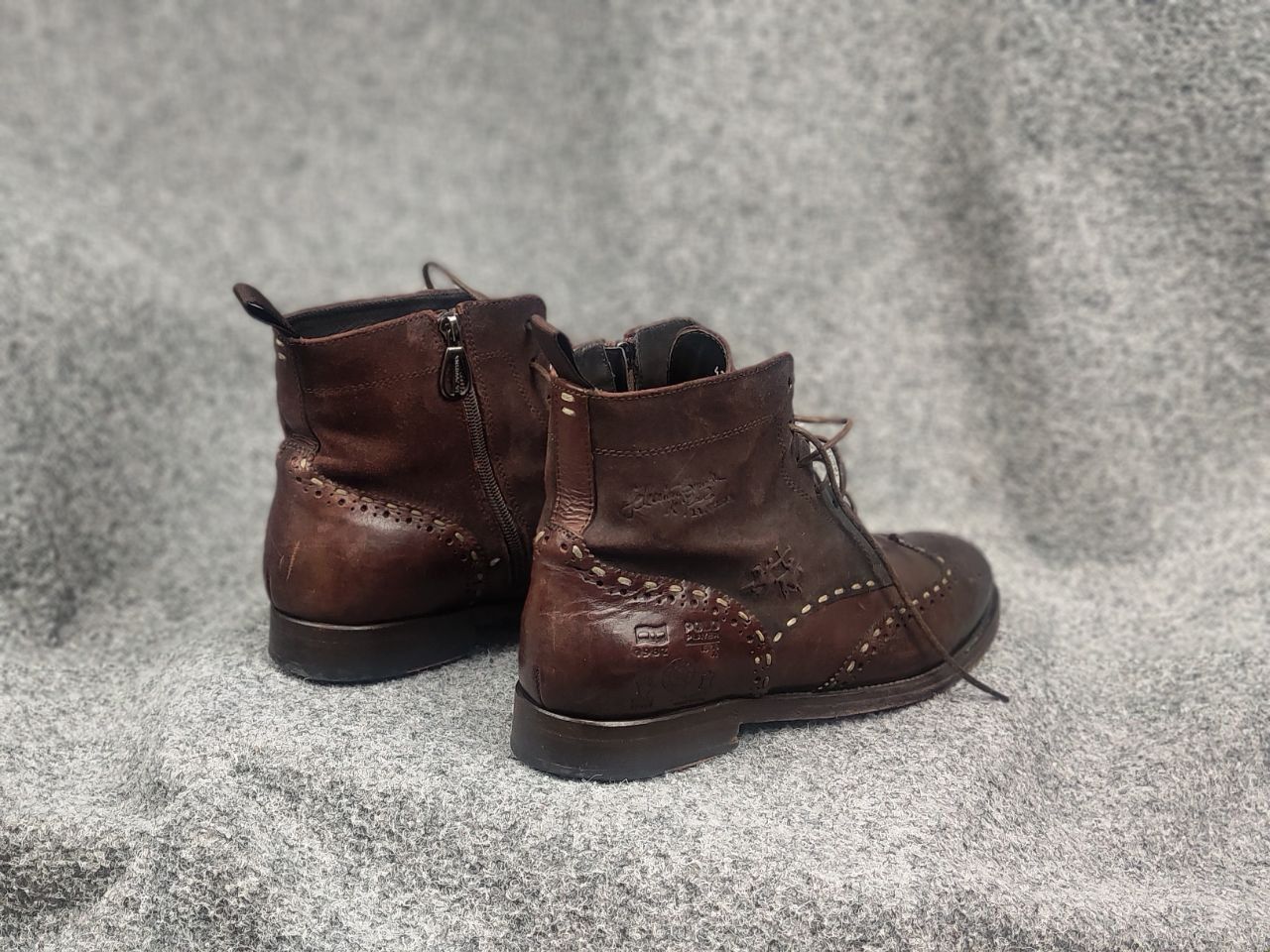 La Martina La Martina Polo brogue shoes Oxford Vintage combat Boots Size US 9 / EU 42 - 9 Thumbnail