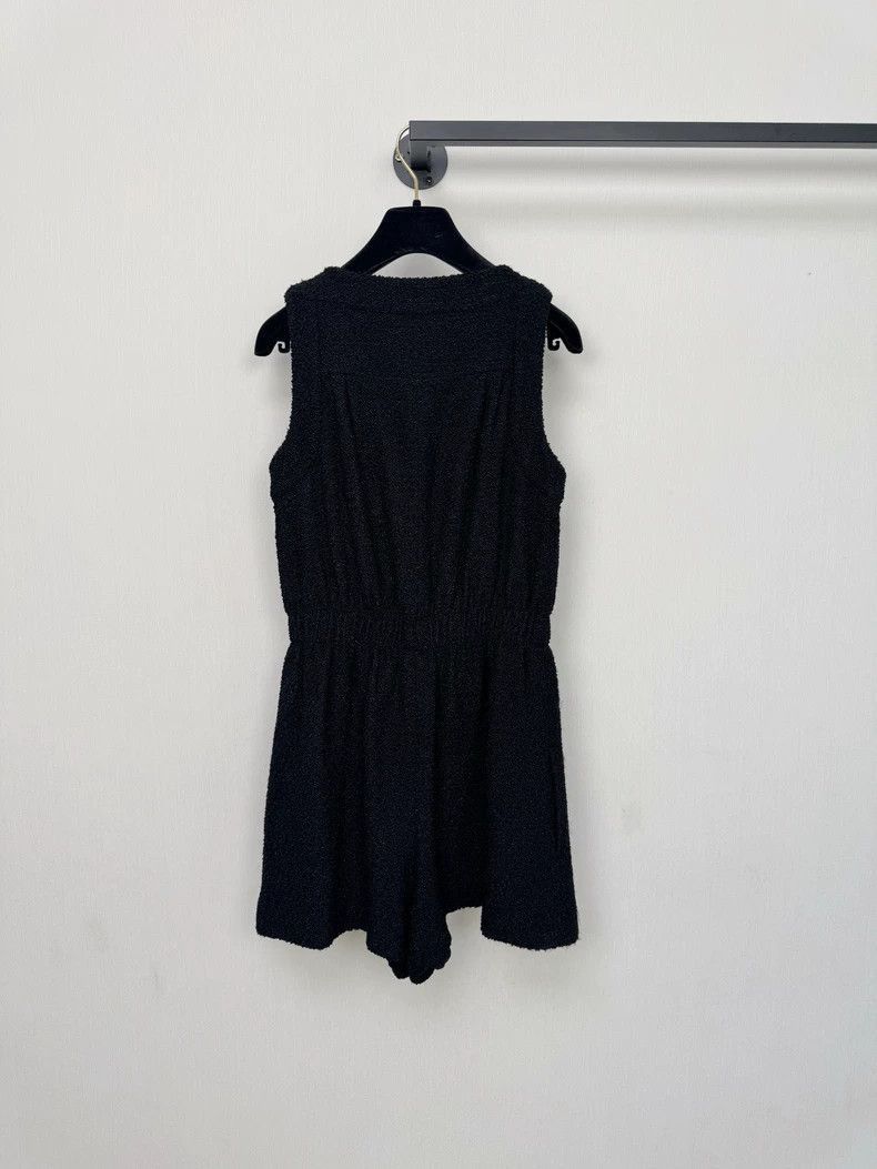Chanel Chanel Sleeveless Black Jumpsuit Size 31" - 7 Thumbnail