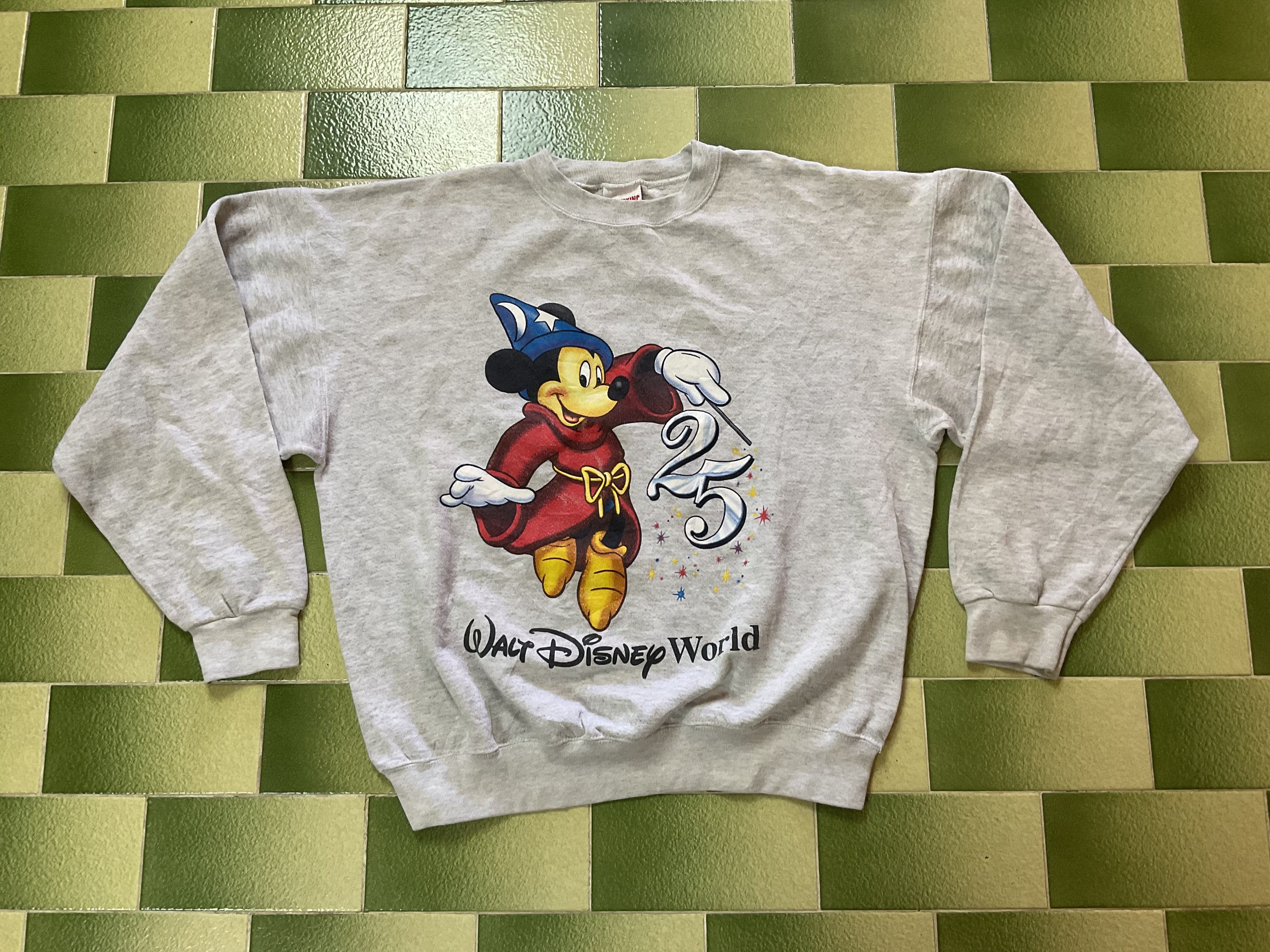 Disney Vintage 90s Disney Anniversary Mickey Mouse Two Sweatshirt Size US XL / EU 56 / 4 - 4 Thumbnail