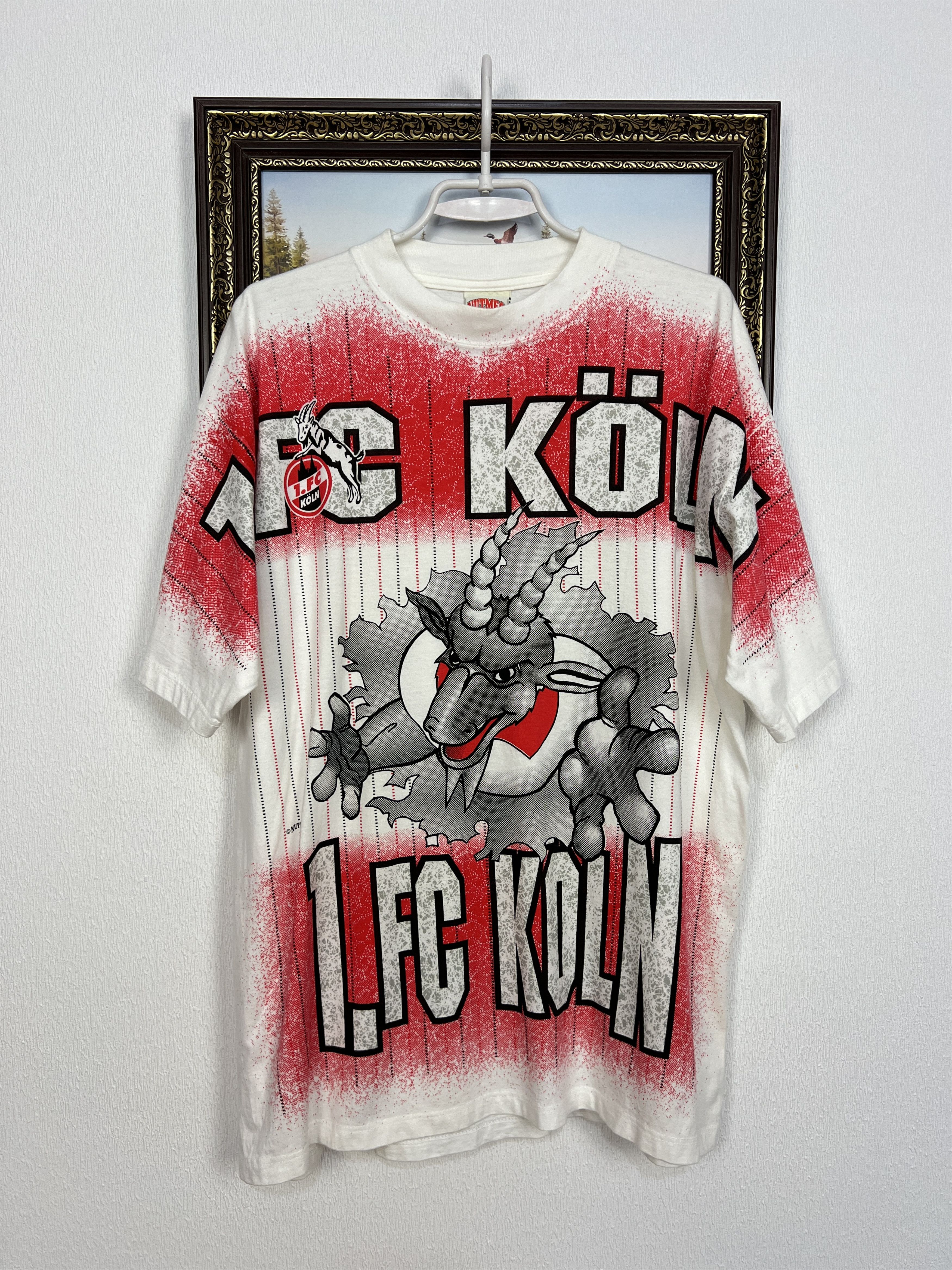 Nutmeg FC Koln Football Shirt Over Print Soccer Jersey Trikot Size US L / EU 52-54 / 3 - 1 Thumbnail