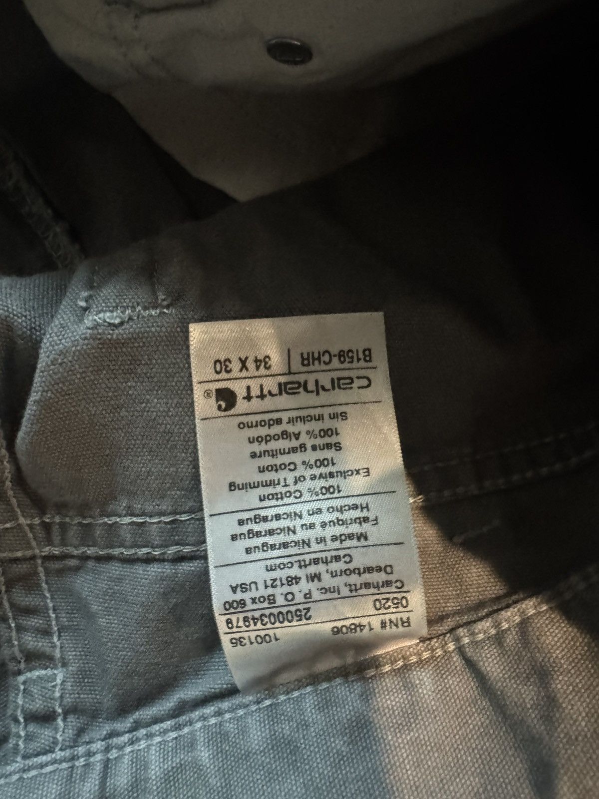 Carhartt Carhartt Work Pants (Gray) – 34x30 Size US 34 / EU 50 - 3 Thumbnail