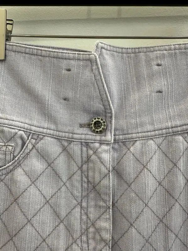 Chanel Chanel Light Purple Denim Women's Pants . Size 25" / US 0 / IT 36 - 3 Thumbnail