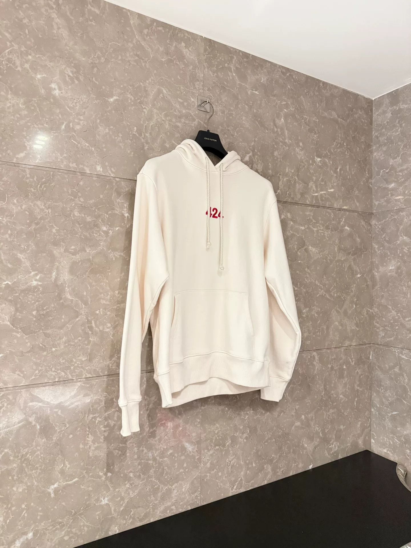 424 Beige Long Sleeve Hoodie by 424 Size US M / EU 48-50 / 2 - 1 Thumbnail