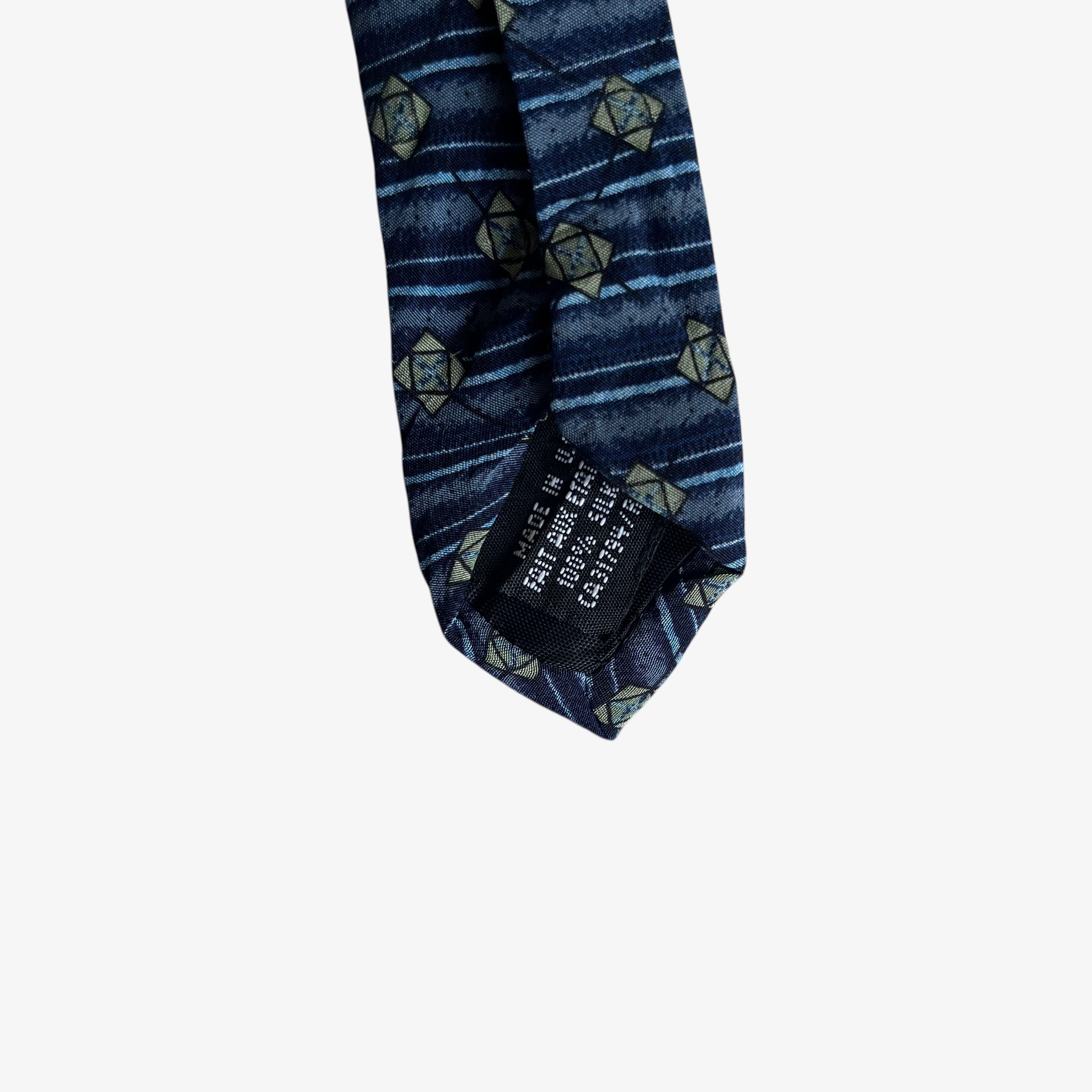 Van Heusen Vintage 90s Van Heusen Geometric Abstract Print Silk Tie Size ONE SIZE - 3 Thumbnail