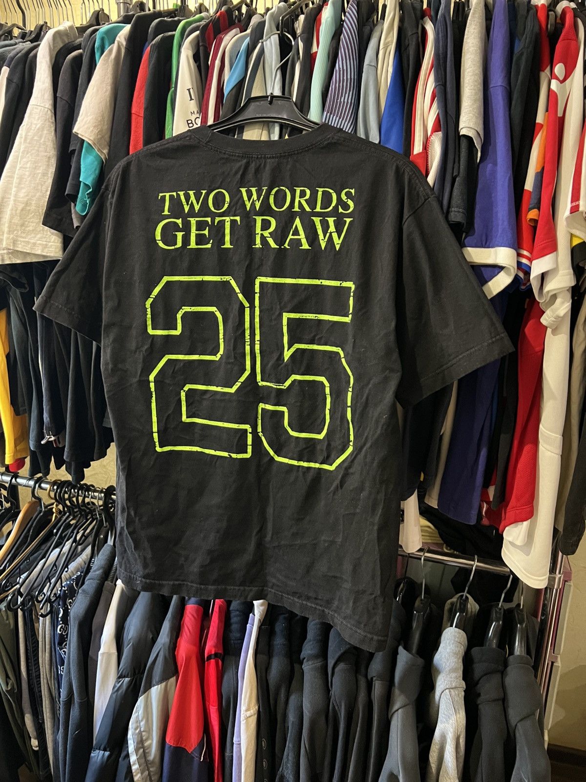 Vintage VINTAGE WWE DX D GENERATION X TWO WORDS GET RAW 25 TOUR TEE Size US L / EU 52-54 / 3 - 7 Thumbnail