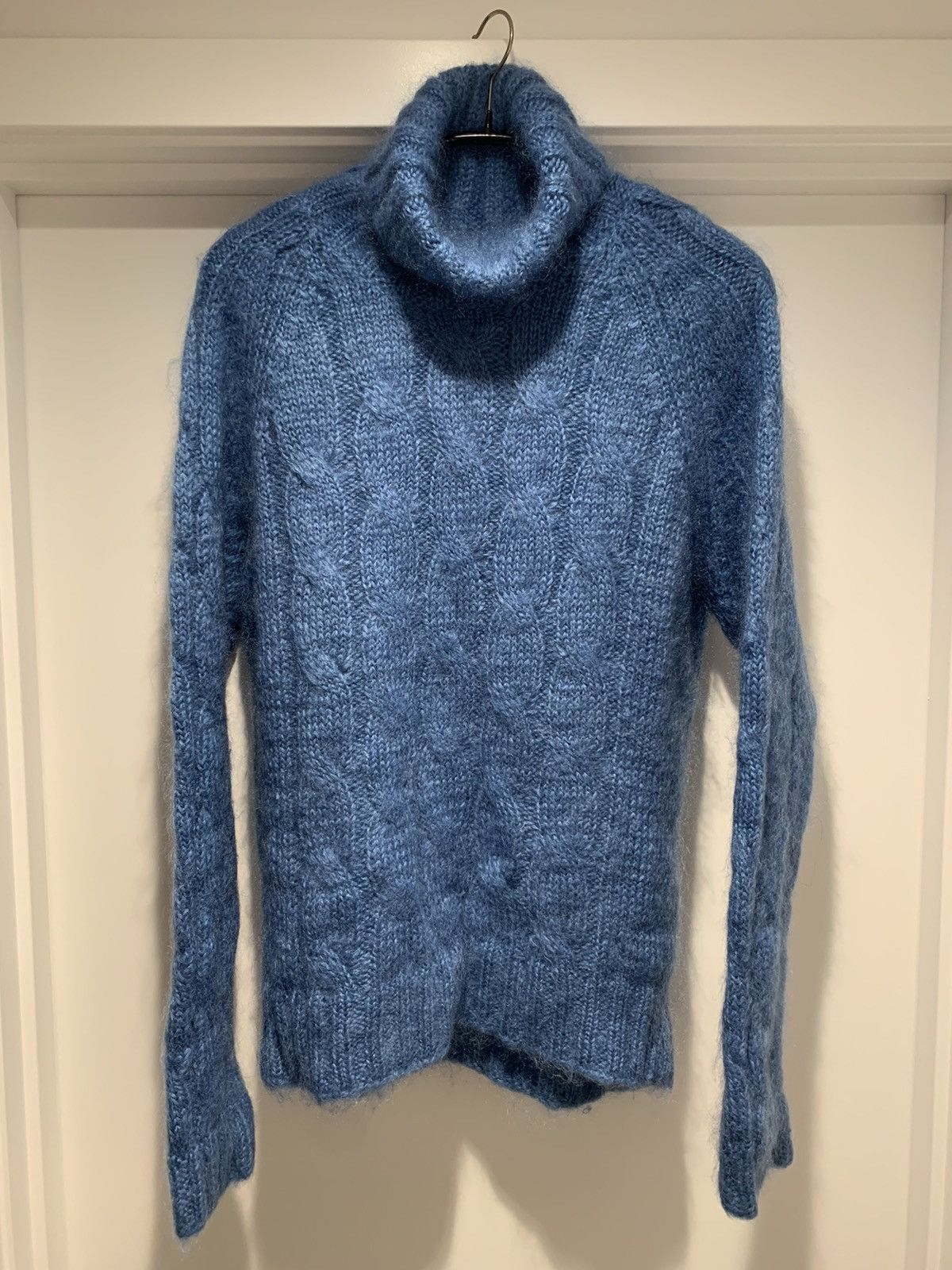 Gucci FW13 Runway Blue Mohair Turtleneck Sweater Size US L / EU 52-54 / 3 - 3 Thumbnail