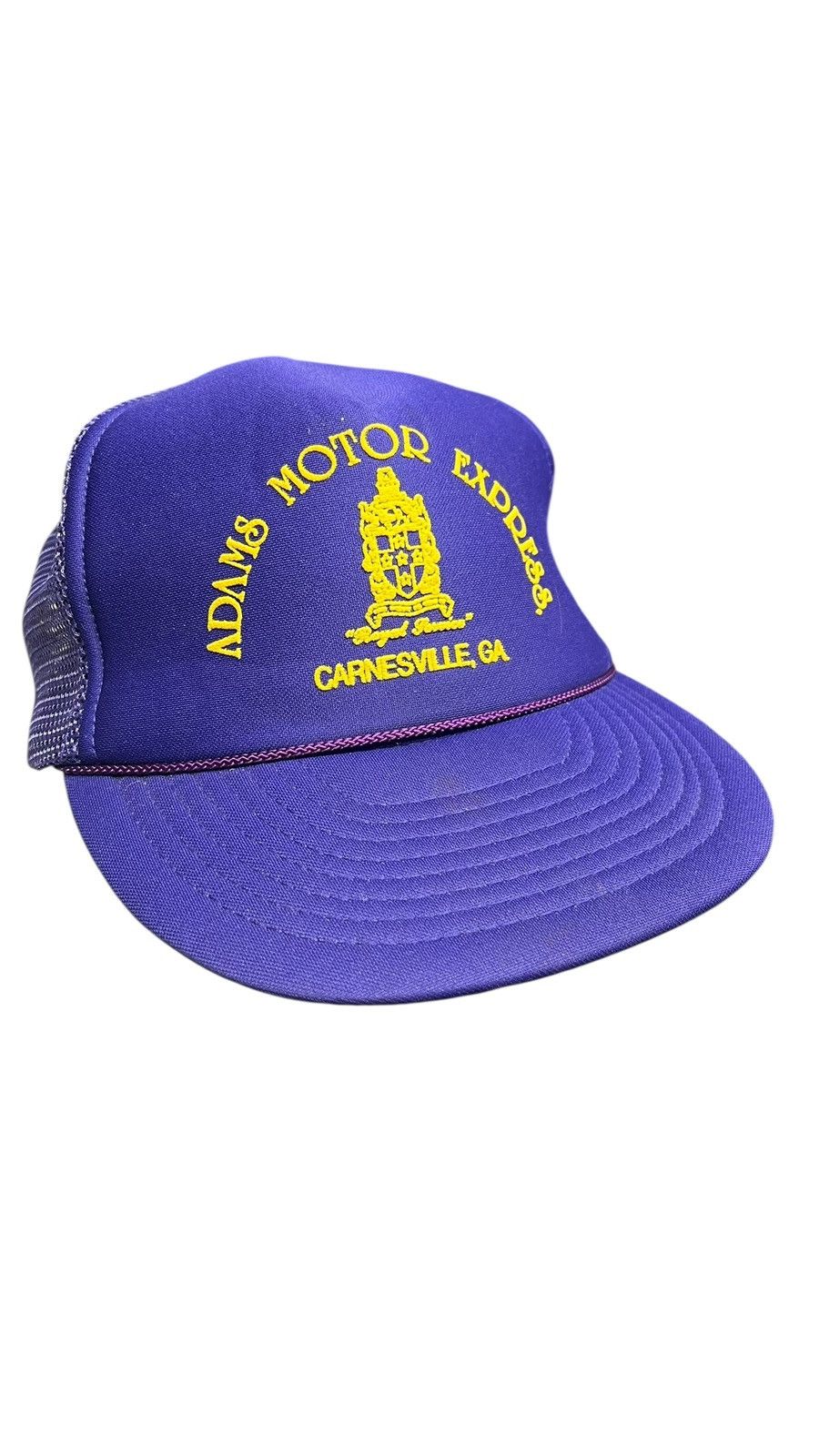 Other Vintage Adams Motor Express Trucker Snapback cap Size ONE SIZE - 1 Thumbnail