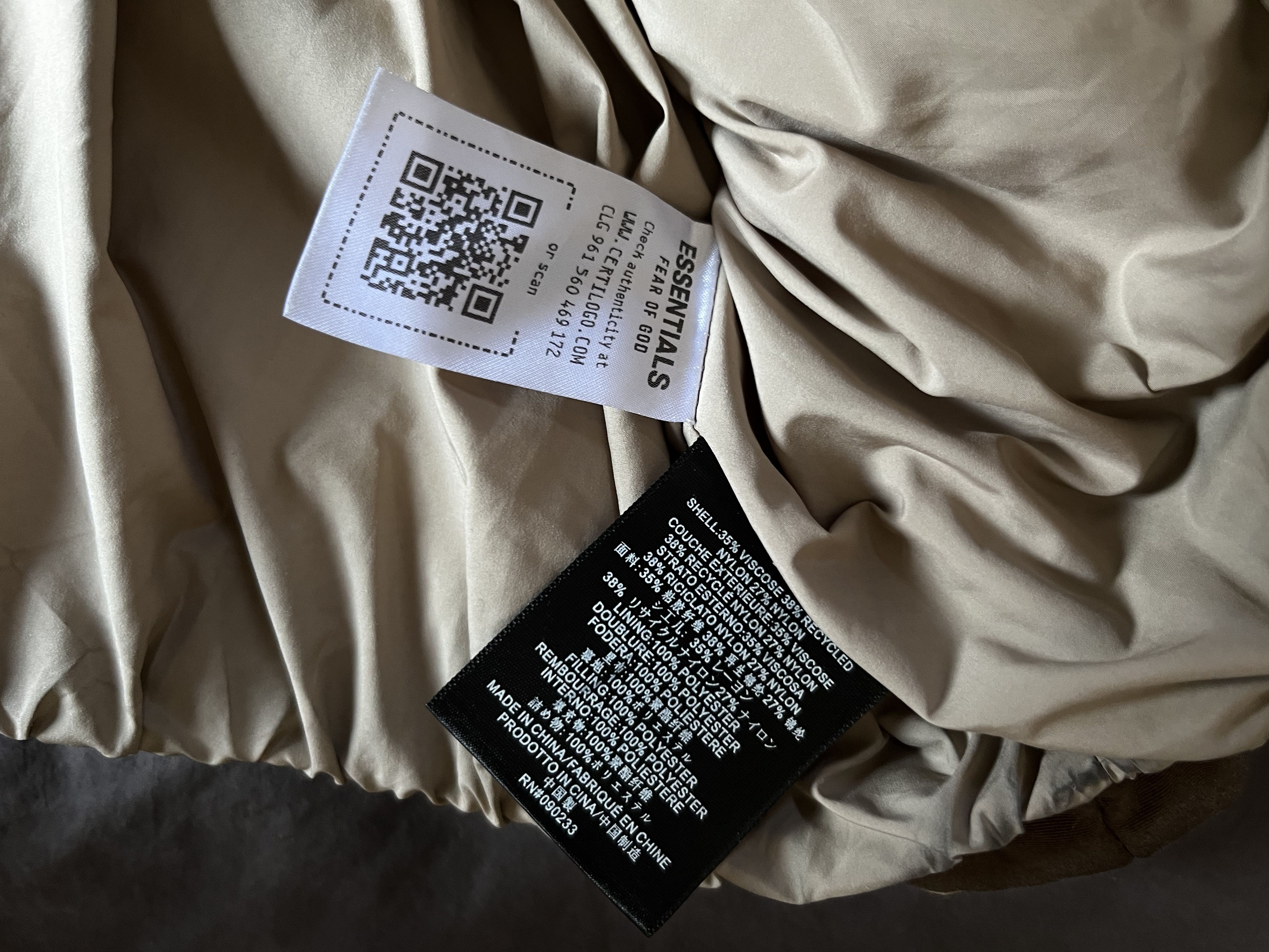 Fear of God military utility nylon hooded jacket Size US M / EU 48-50 / 2 - 5 Thumbnail