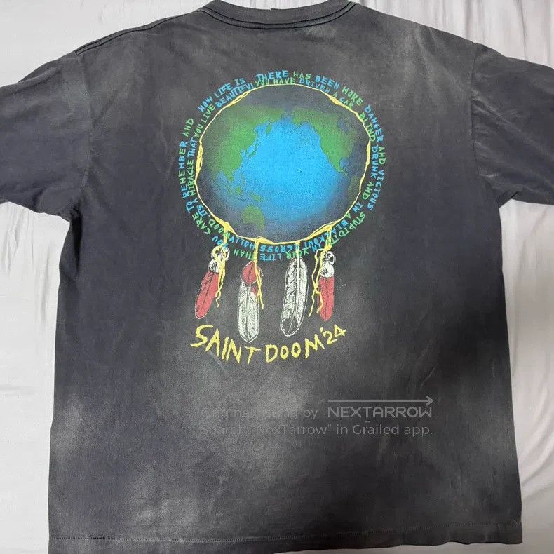 Saint Michael Saint Michael Collaboration Death God Earth Print Distress Size US XL / EU 56 / 4 - 2 Thumbnail