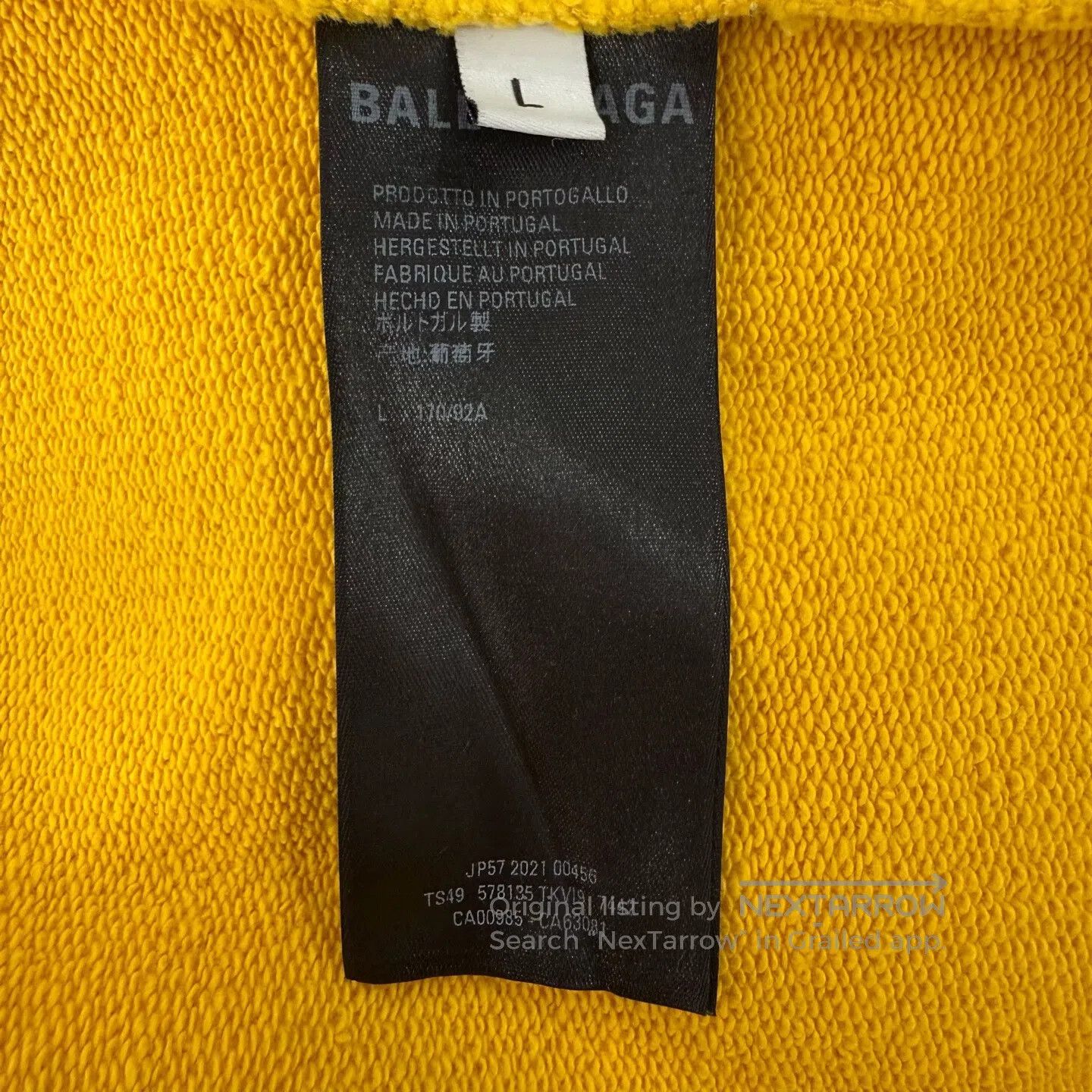 Balenciaga Balenciaga Micro-logo Embroidered Sport Hoodie with Standa Size US L / EU 52-54 / 3 - 4 Thumbnail
