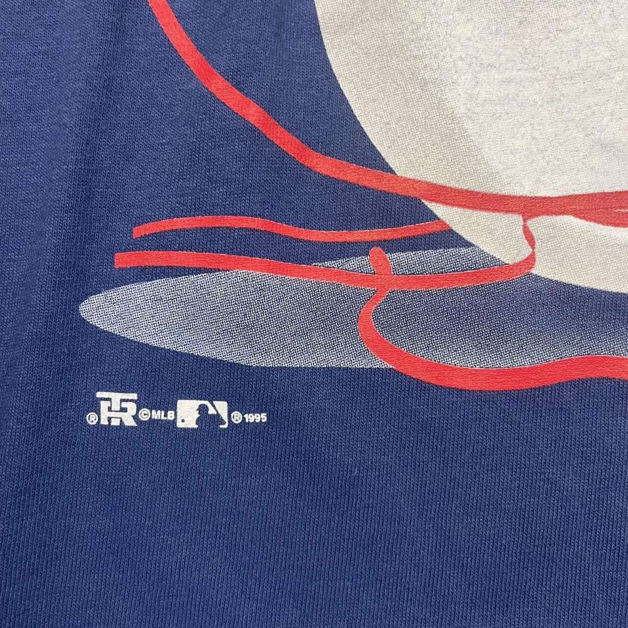 MLB × Vintage DSNWT Vintage 1995 Cleveland Indians Baseball T-Shirt Size US L / EU 52-54 / 3 - 4 Thumbnail