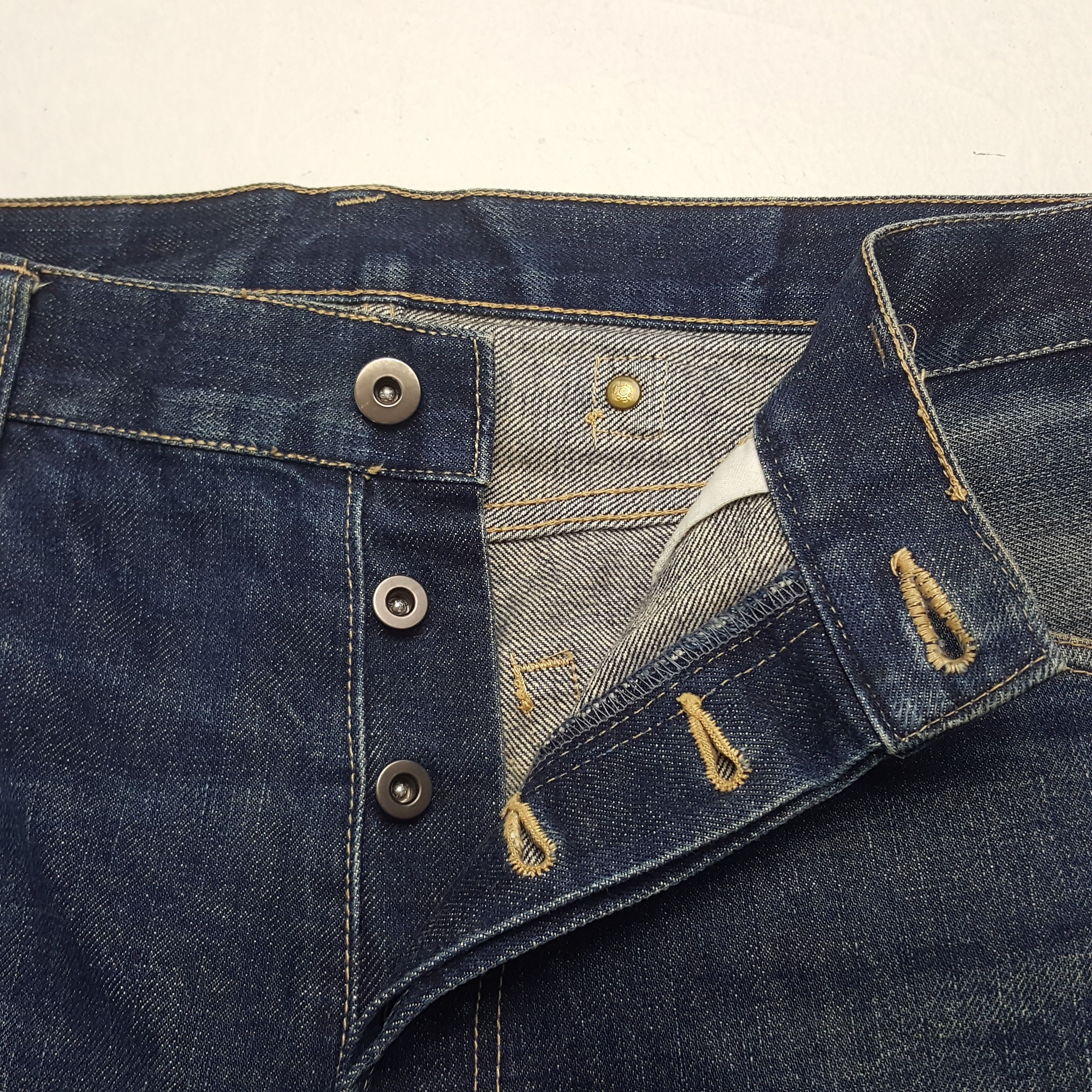Japanese Brand × Vintage Vintage Evisu Japanese Brand Daicock Custom Art Denim Jeans Size US 33 - 7 Thumbnail