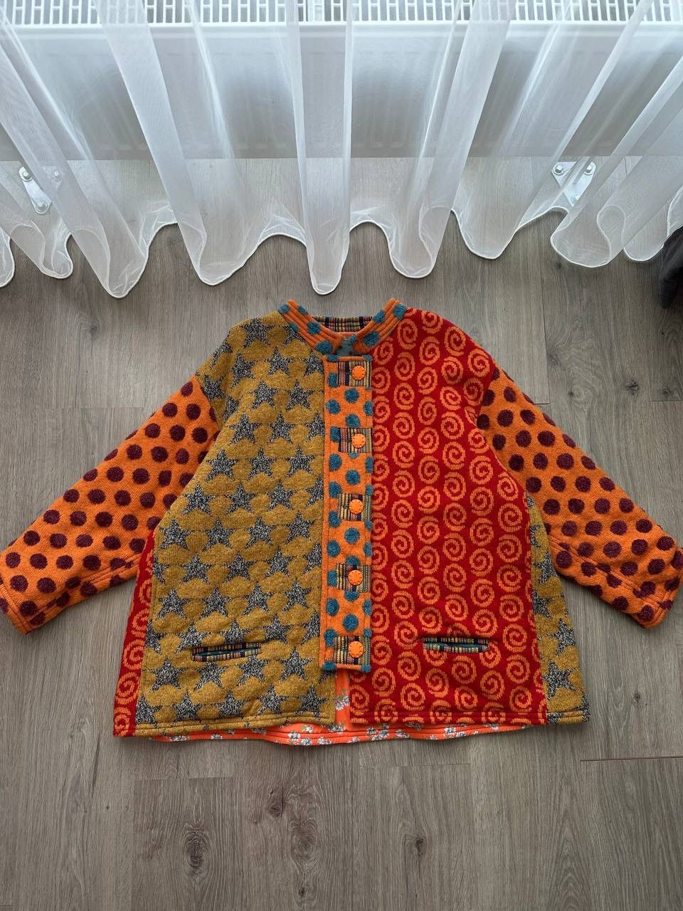 Japanese Brand × Vintage Vintage EARLY 90’S JO SHEFFIELD DESIGN Wool KNIT JACKET Size US L / EU 52-54 / 3 - 16 Thumbnail
