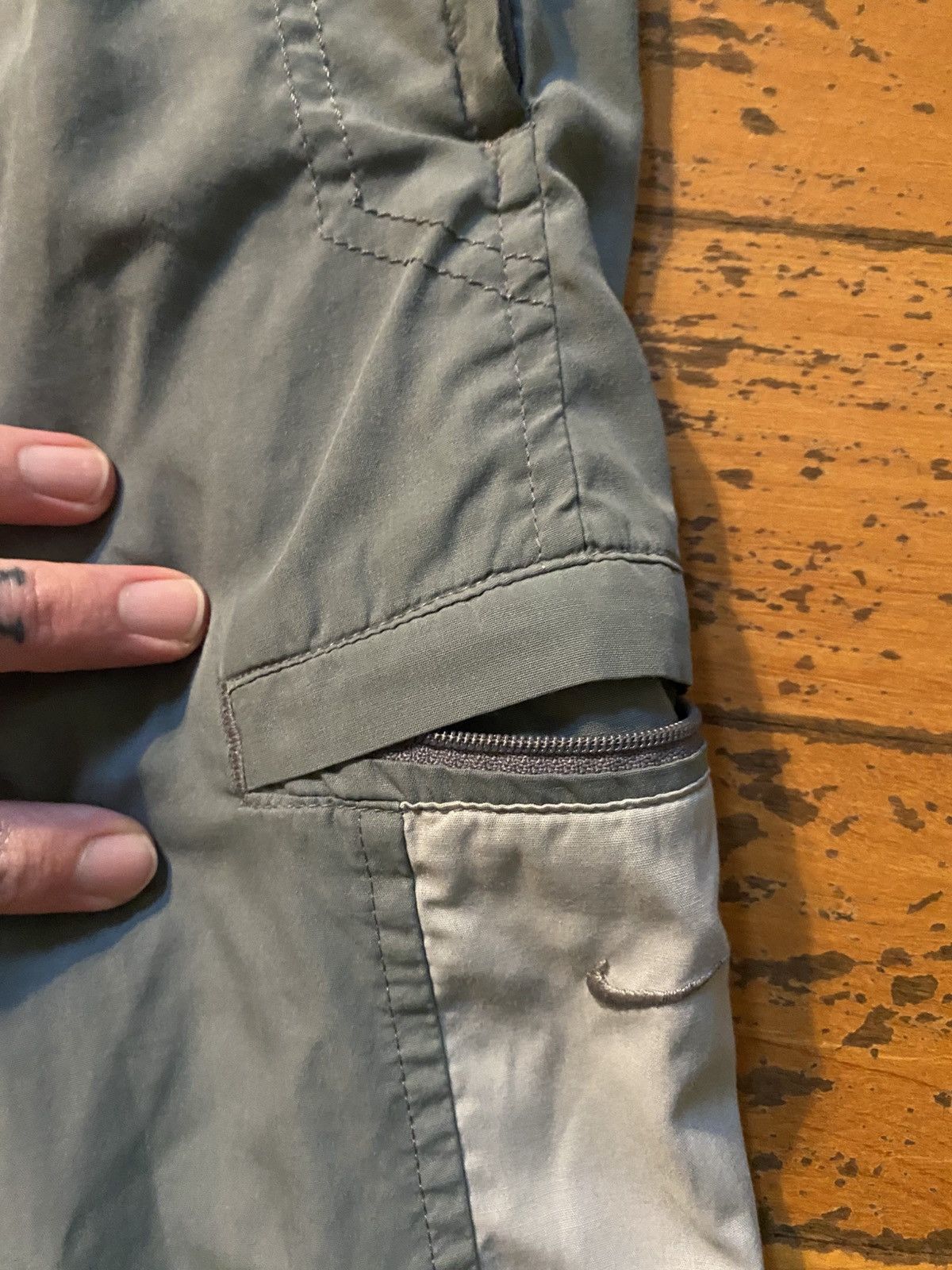 Nike × Vintage nike vintage drawstring track pants Size US 30 / EU 46 - 3 Thumbnail