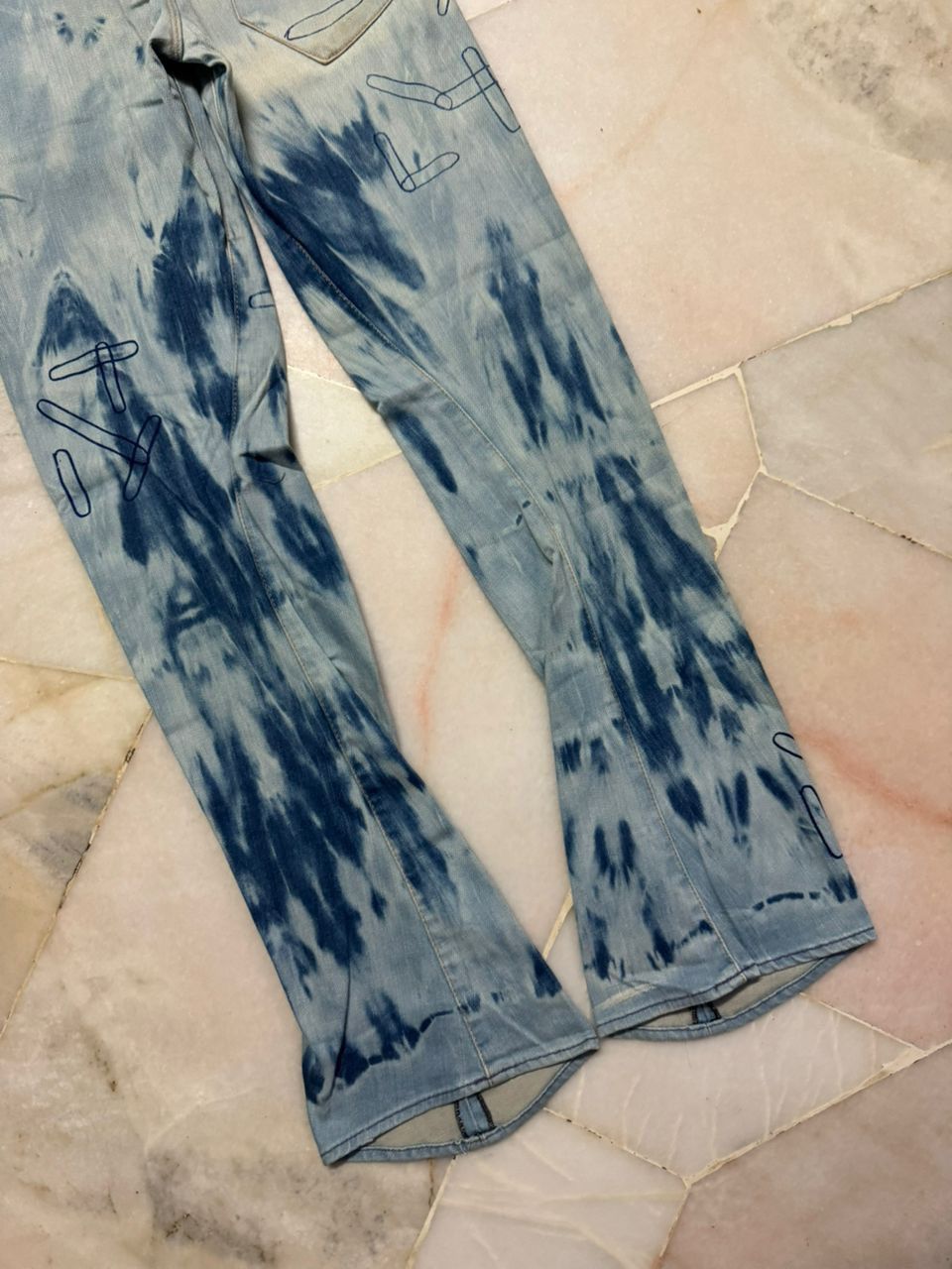 Levi's 💥Insane💥90s Levi’s Engineered Sick Bleach Single R Denim Size US 29 - 21 Thumbnail